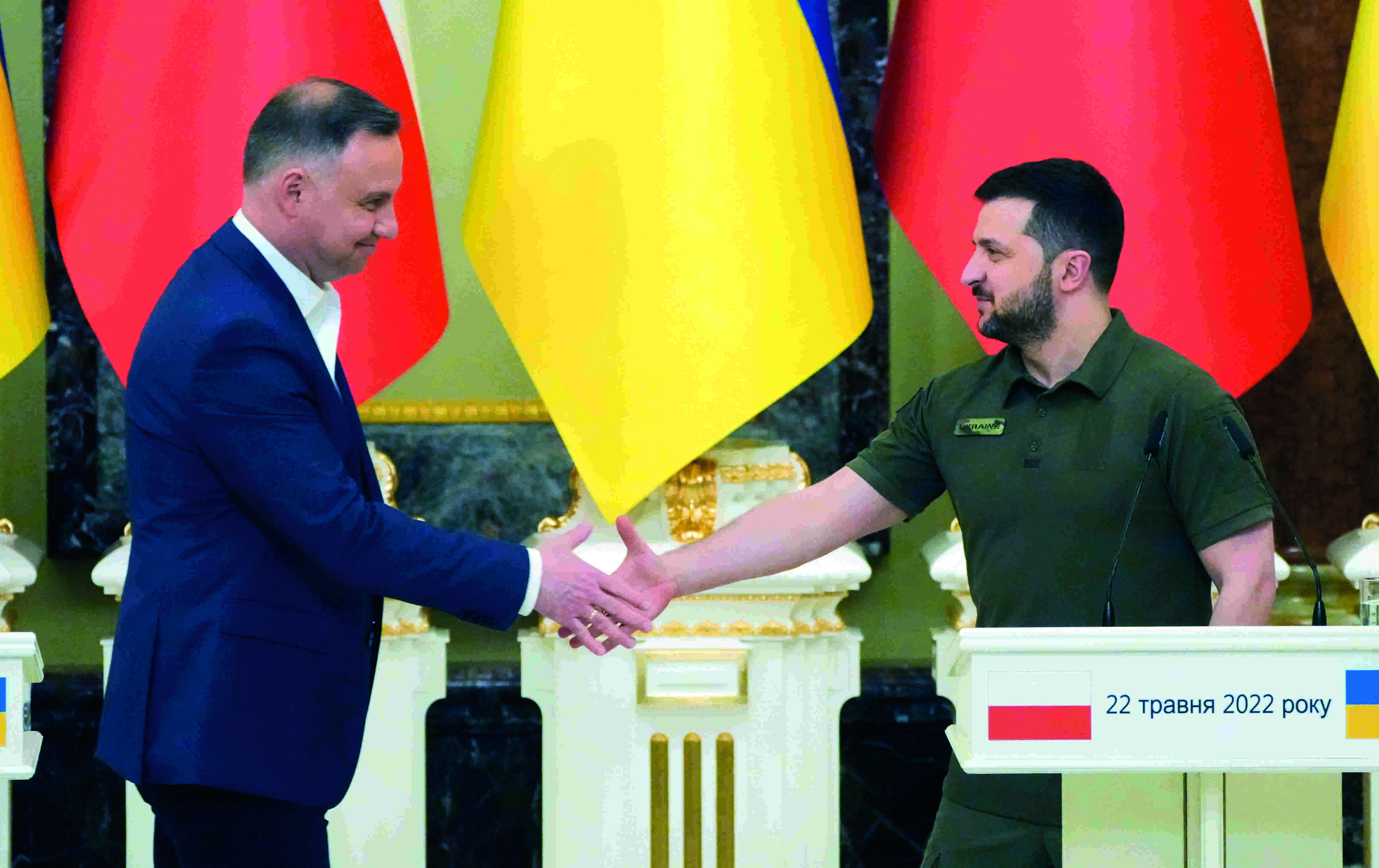 Russia presses Donbas offensive as Polish leader visits Kyiv Russia presses Donbas offensive as Polish leader visits Kyiv