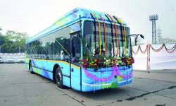 Govt will induct 150 electric buses in its public fleet today
