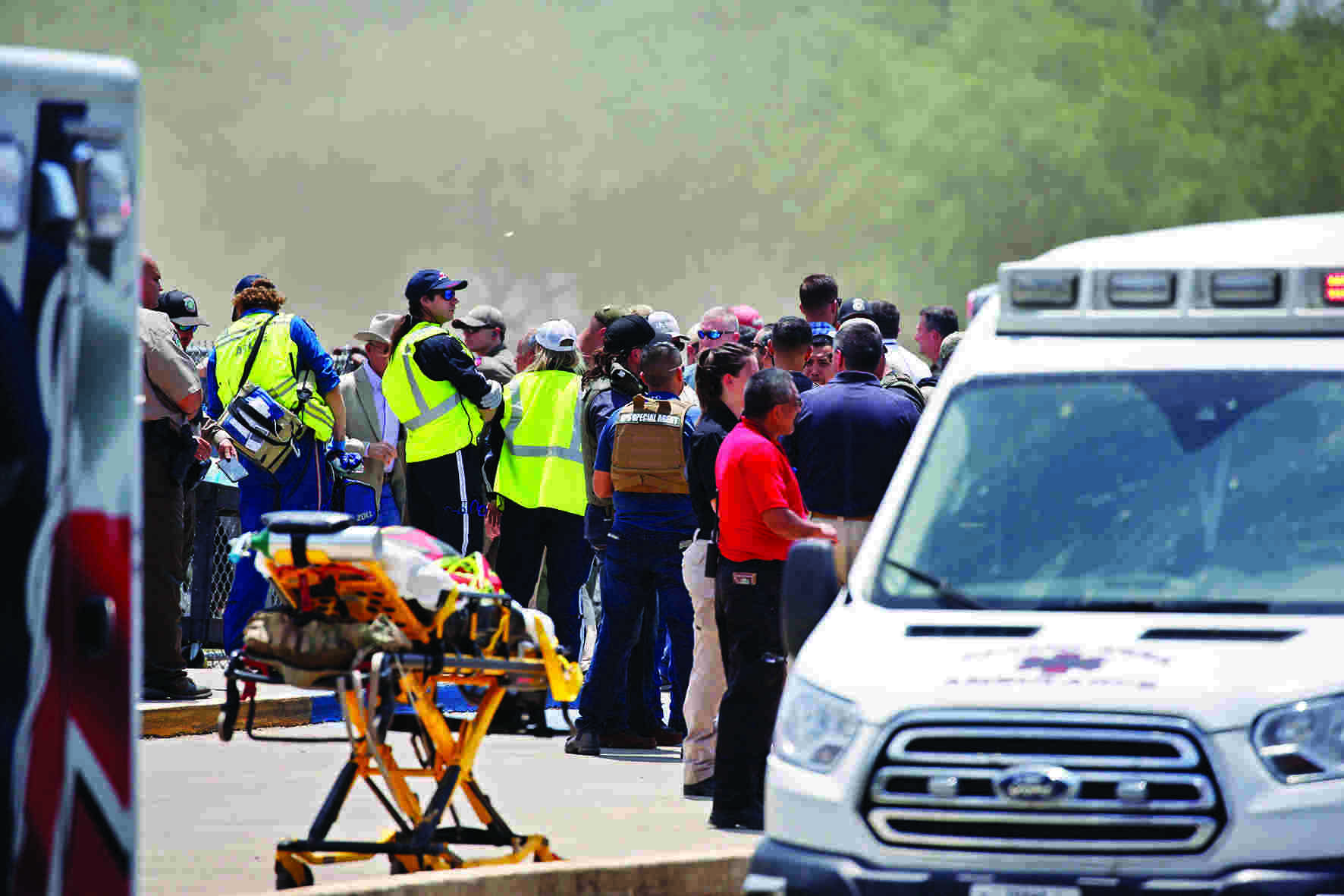 19 children, 2 adults shot dead, several critical 19 children, 2 adults shot dead, several critical