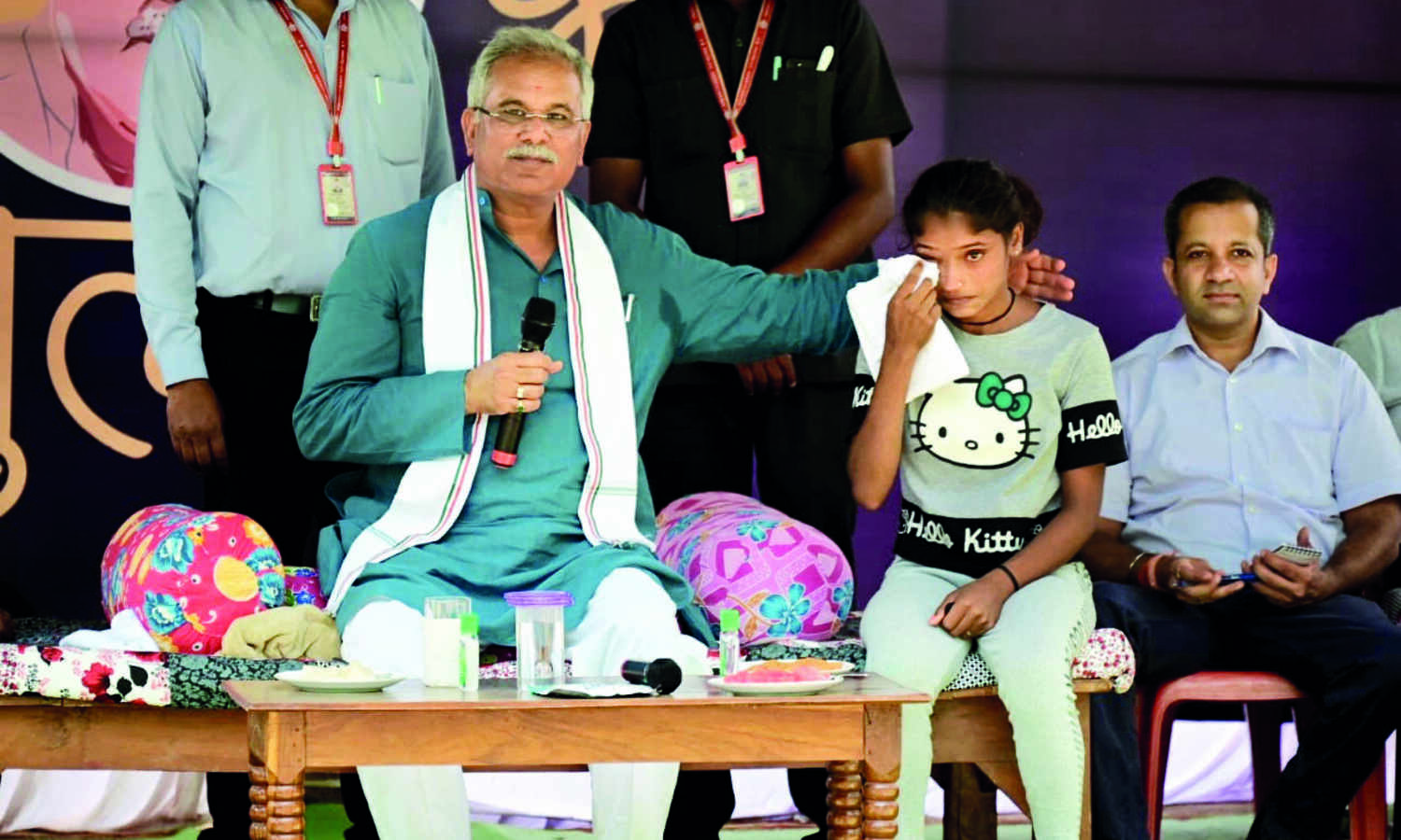Baghel helps girl in distress, provides Rs 3L financial aid