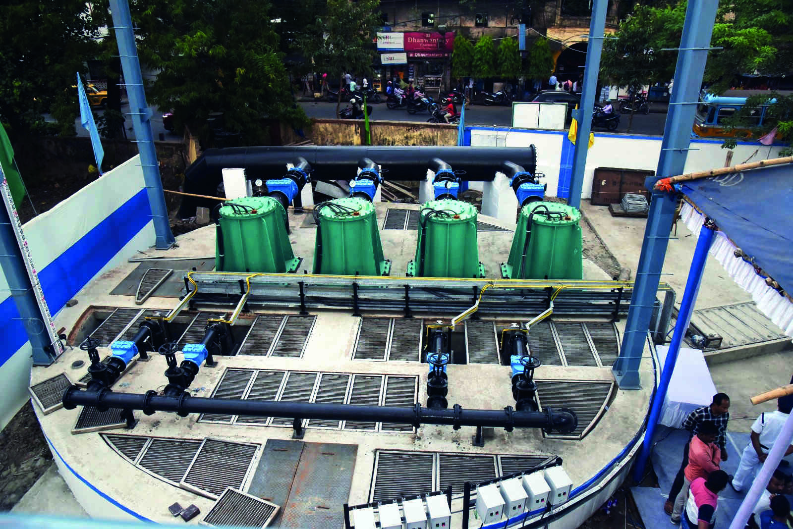 CM inaugurates drainage pumping station in Alipore CM inaugurates drainage pumping station in Alipore
