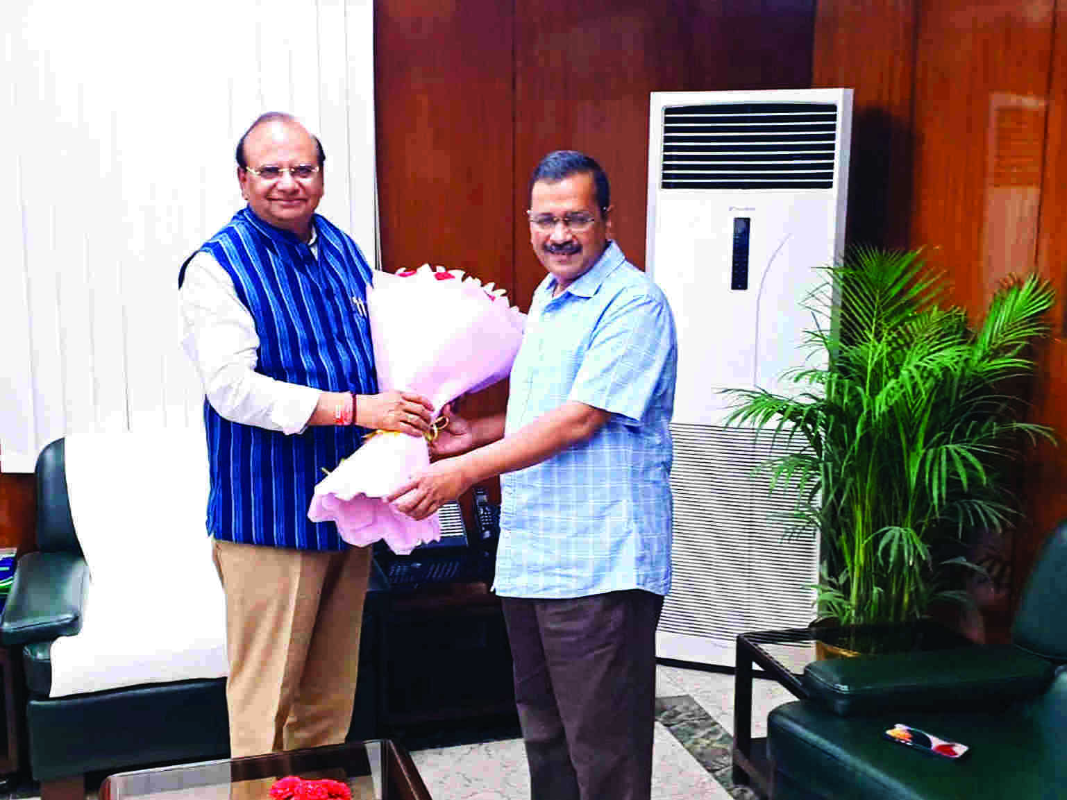 We both decided to work together for betterment of people, says CM We both decided to work together for betterment of people, says CM