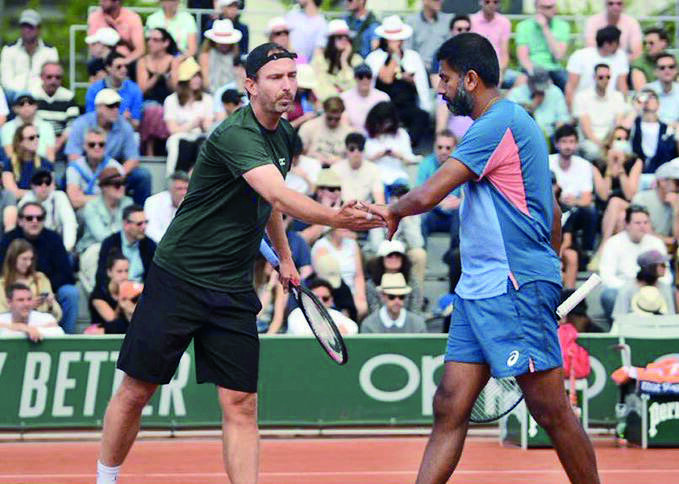 French Open: Bopanna-Middelkoop suffer heartbreaking defeat, bow out