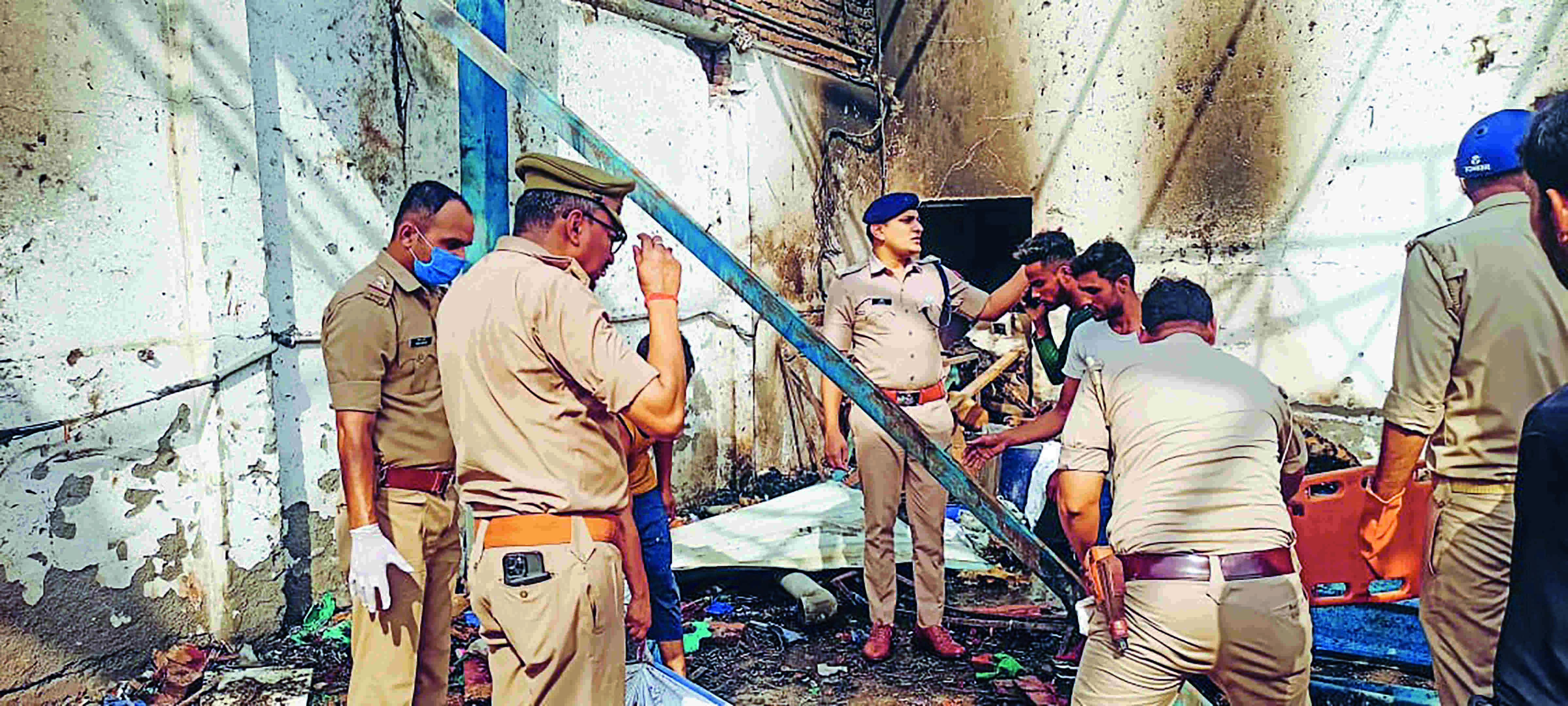 Hapur factory explosion: Unit operator arrested Hapur factory explosion: Unit operator arrested