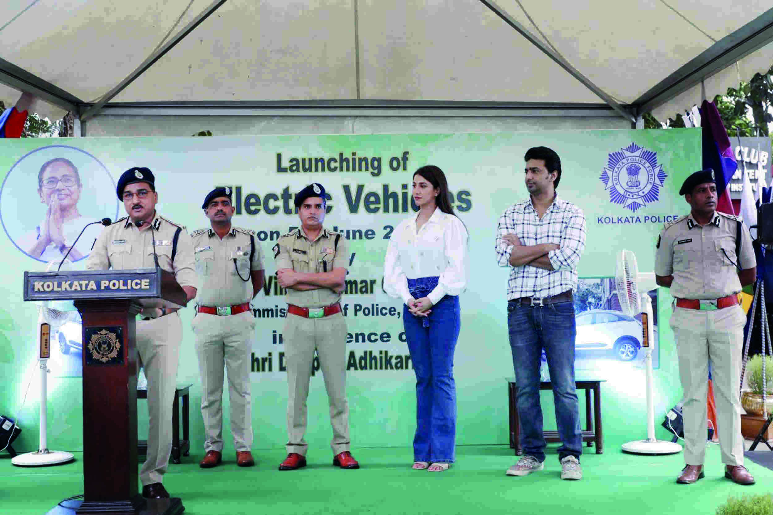 Fleet of e-vehicles for cops flagged off