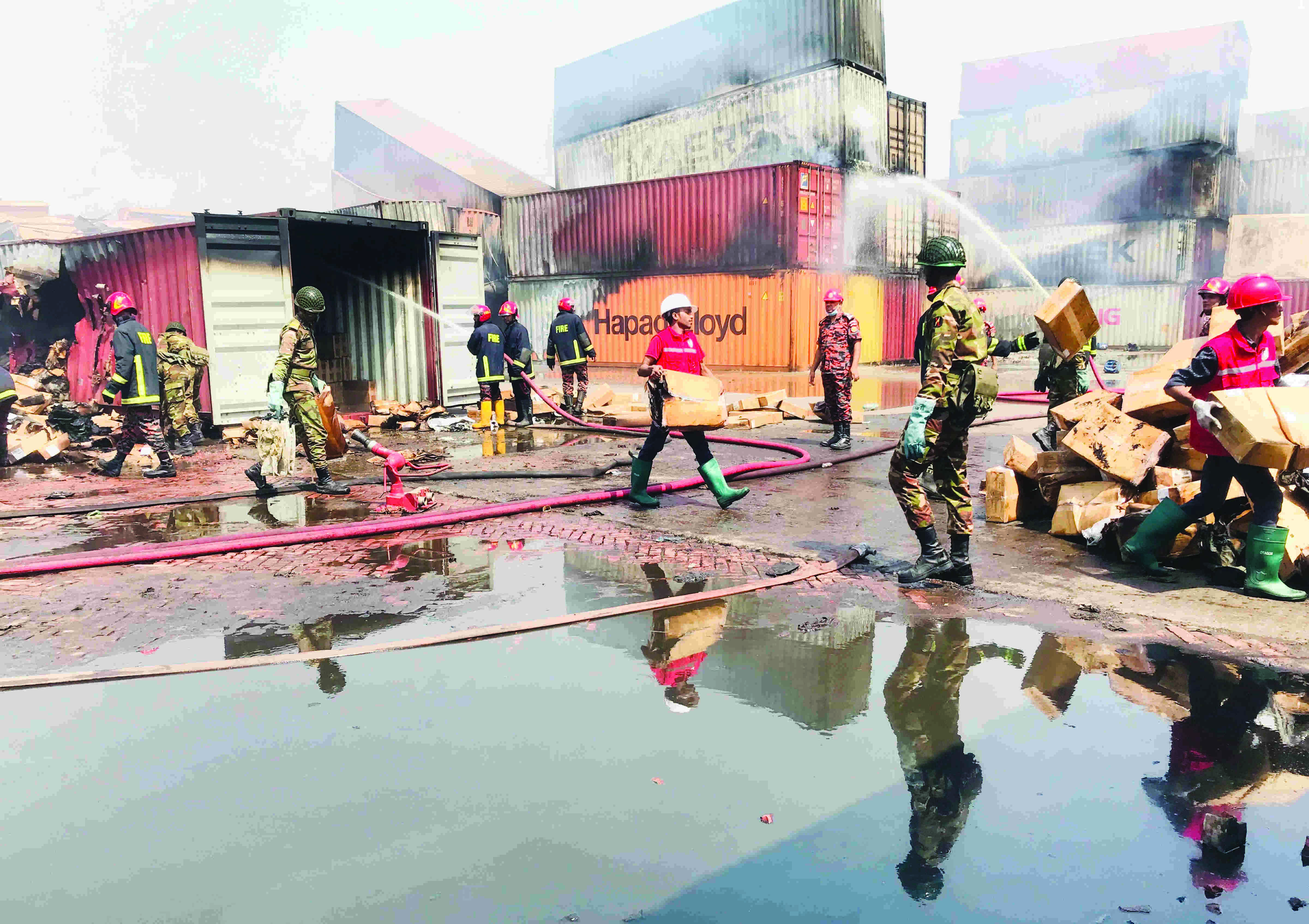 Bangla container depot fire: Police starts collecting DNA samples to identify victims Bangla container depot fire: Police starts collecting DNA samples to identify victims