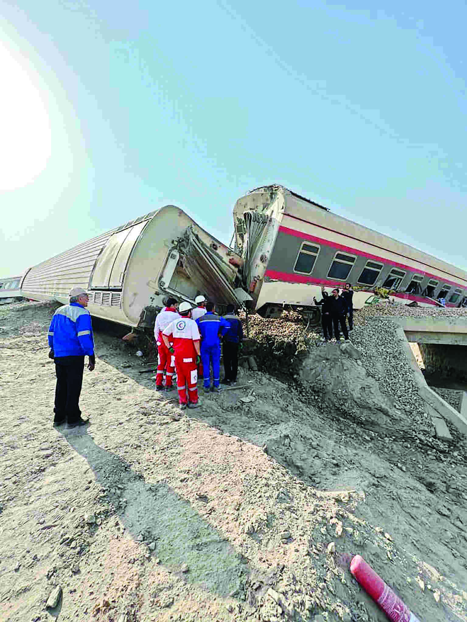 Train derailment in east Iran kills at least 21, injures 47 Train derailment in east Iran kills at least 21, injures 47