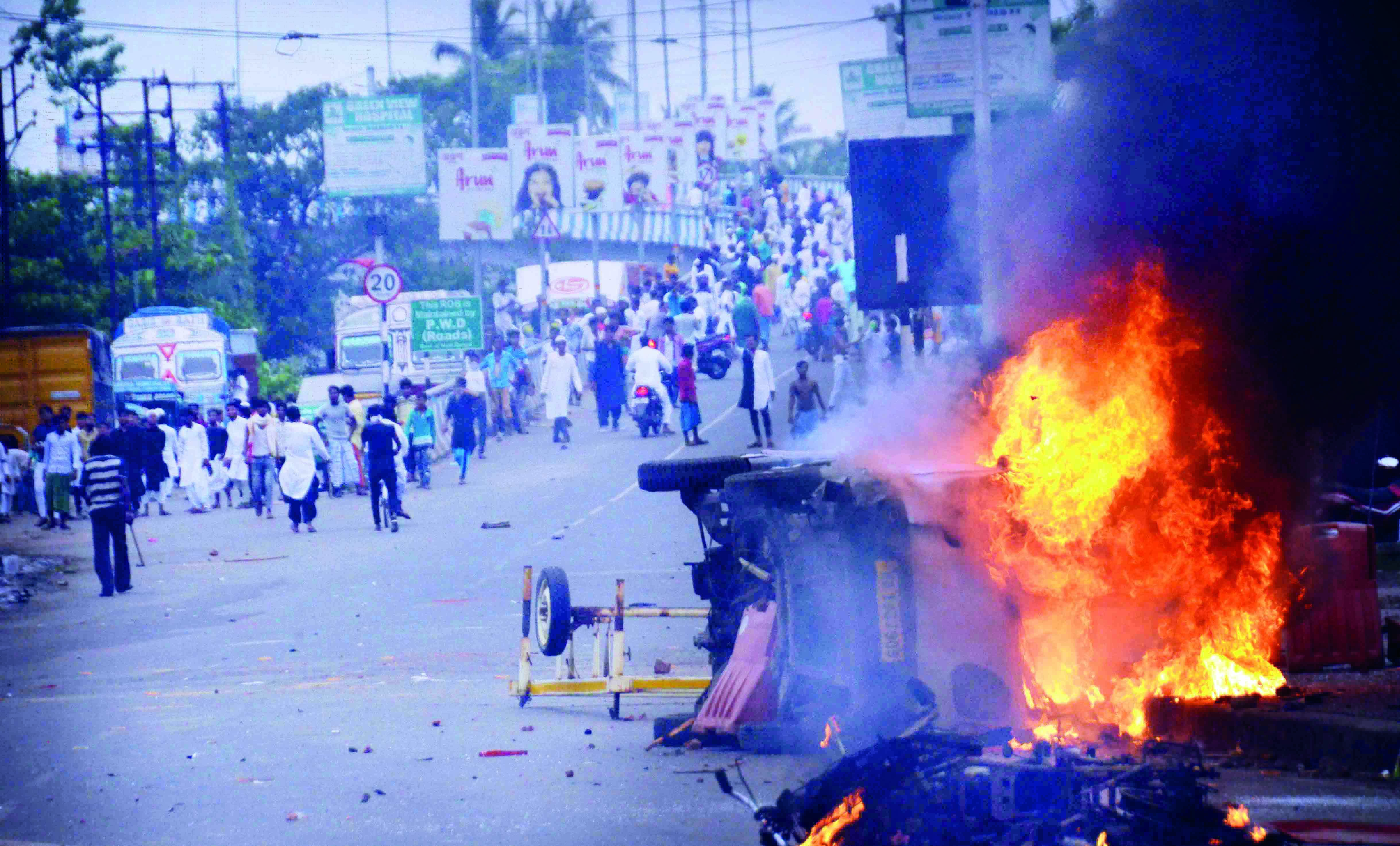 Internet services suspended as protests rock Howrah Internet services suspended as protests rock Howrah