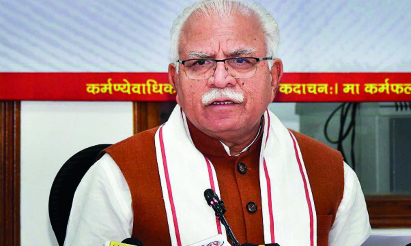 Haryana provides Delhi with more water than its fixed share, says Khattar Haryana provides Delhi with more water than its fixed share, says Khattar