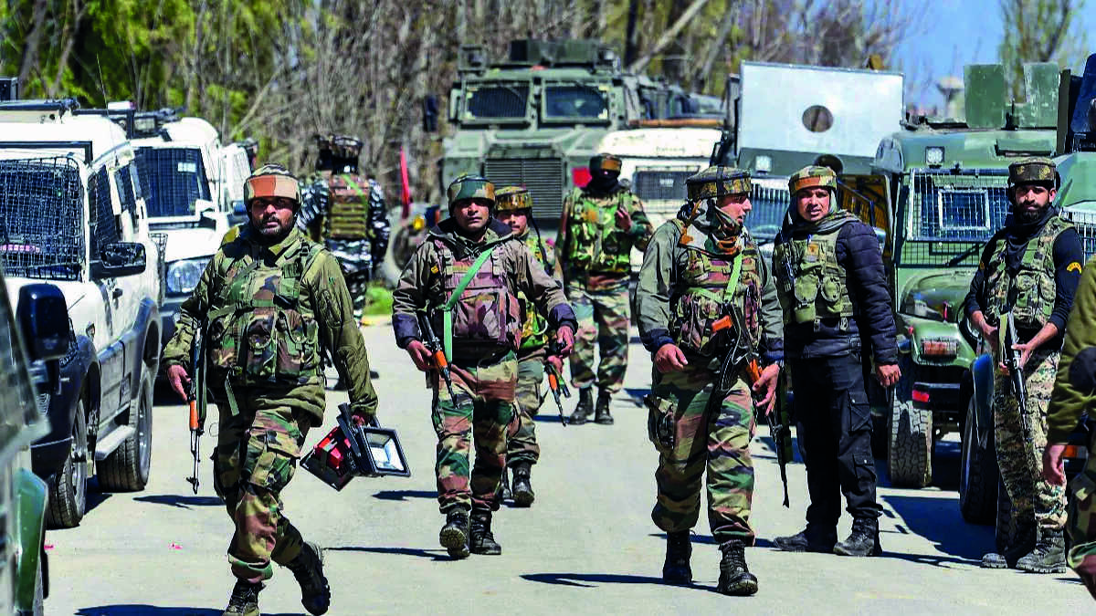 Five LeT terrorists killed in three encounters in J&K