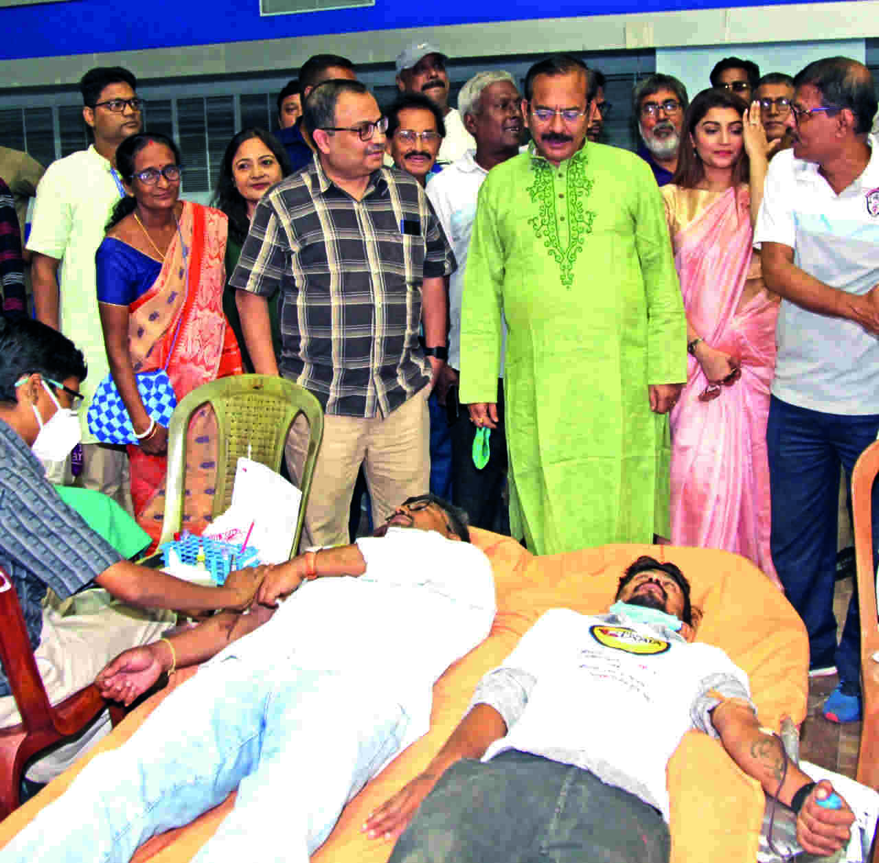 Over 2K donate blood at camp held in city