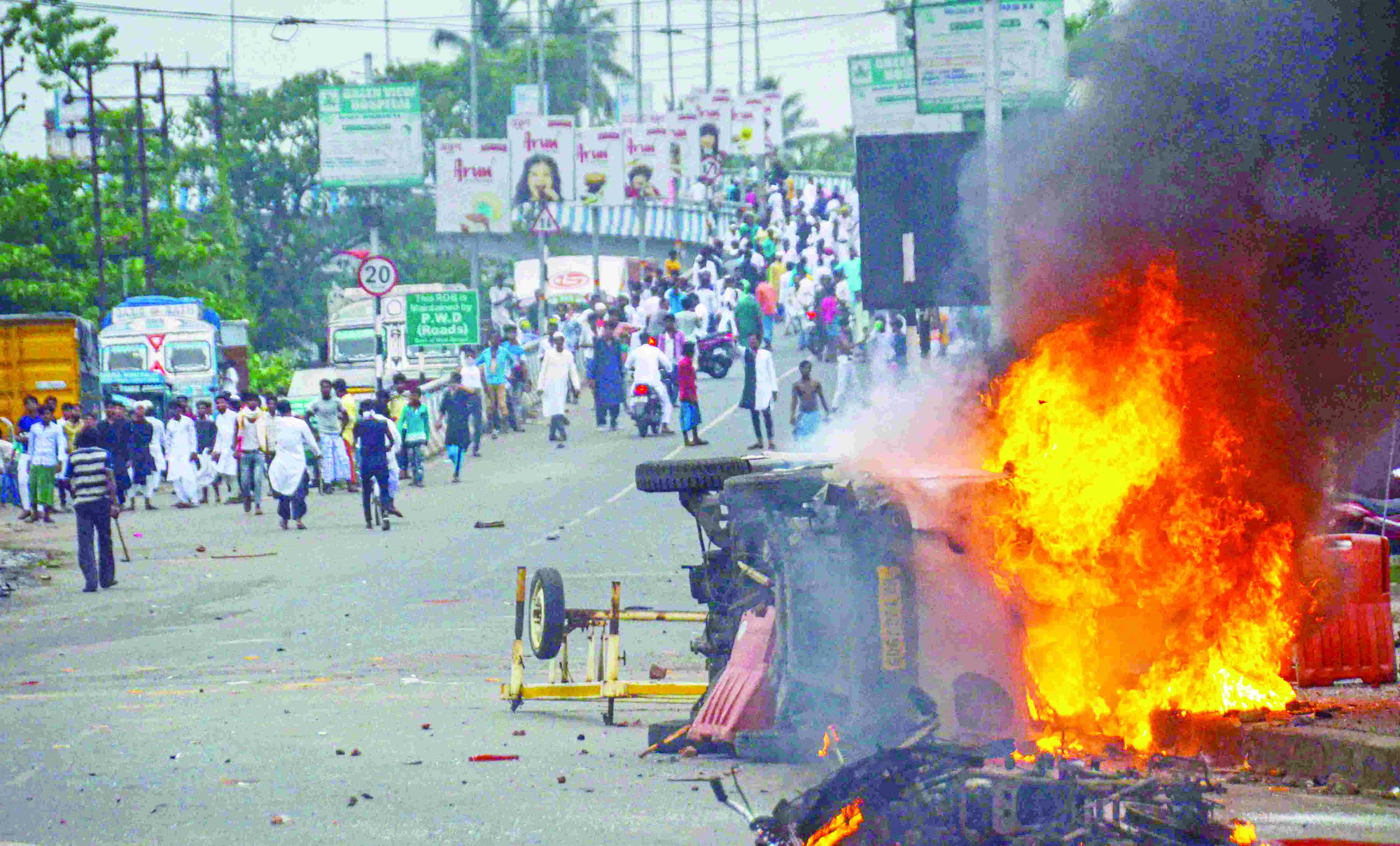 Over 200 held, 42 FIRs filed, situation in violent areas of Bengal under control Over 200 held, 42 FIRs filed, situation in violent areas of Bengal under control