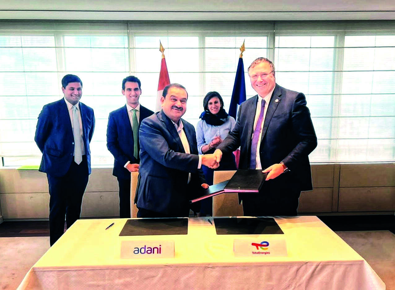 Adani ropes in TotalEnergies for $50 bn green hydrogen venture