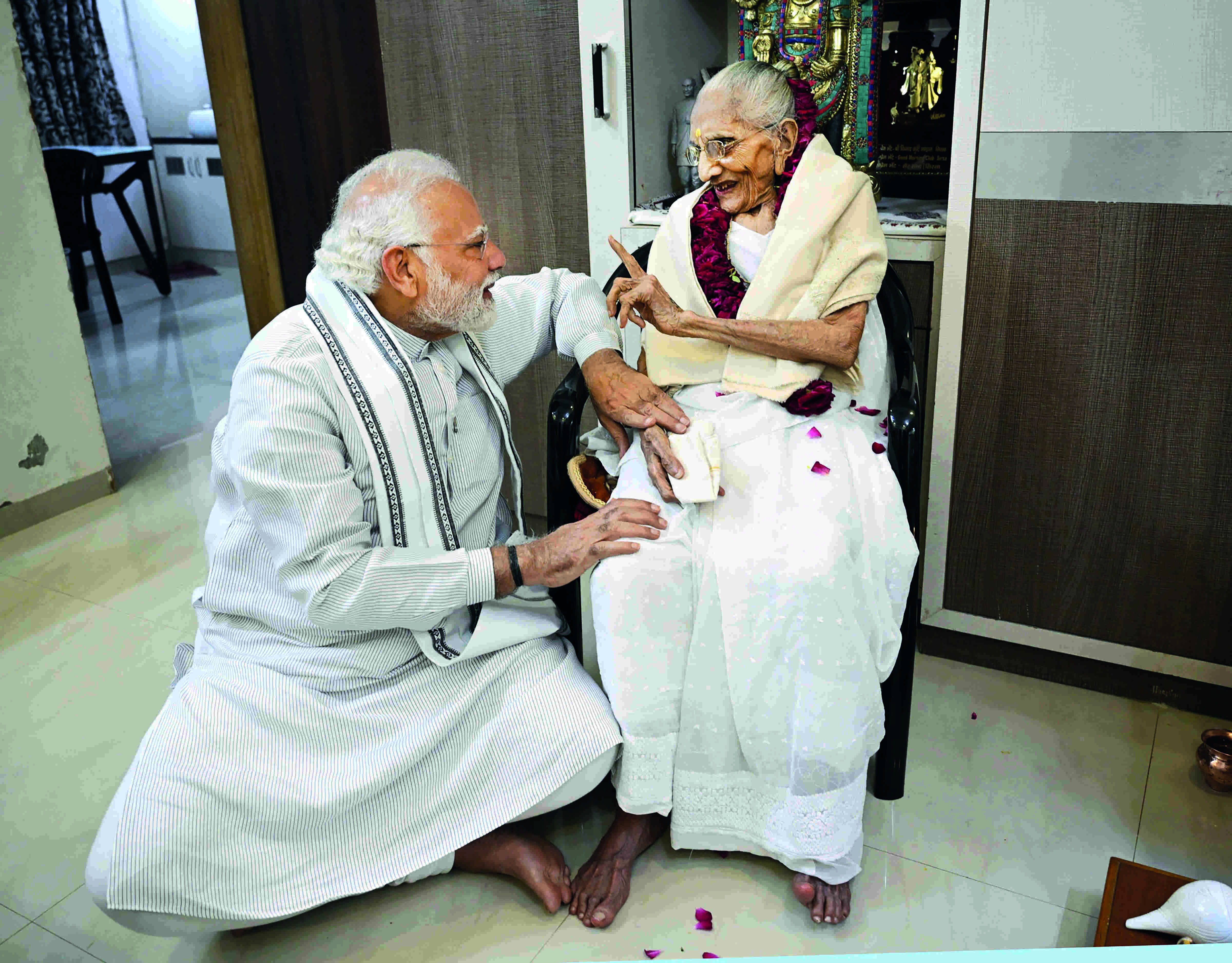 Mother, not just a word, but range of emotions: PM Modi pens blog on moms 100th birthday Mother, not just a word, but range of emotions: PM Modi pens blog on moms 100th birthday