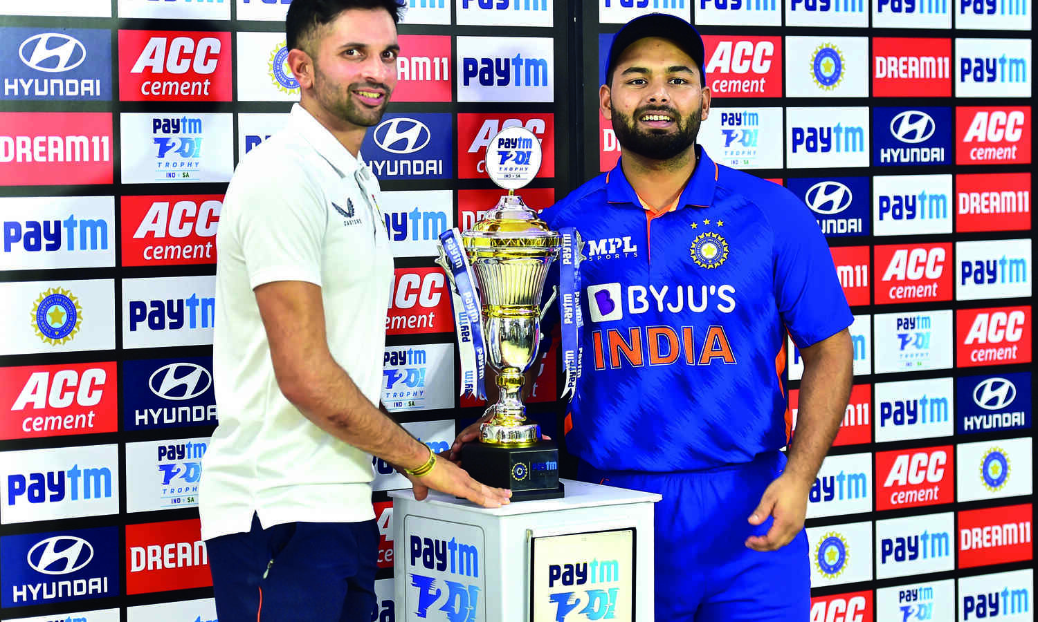 Fifth T20I called off due to rain, series shared