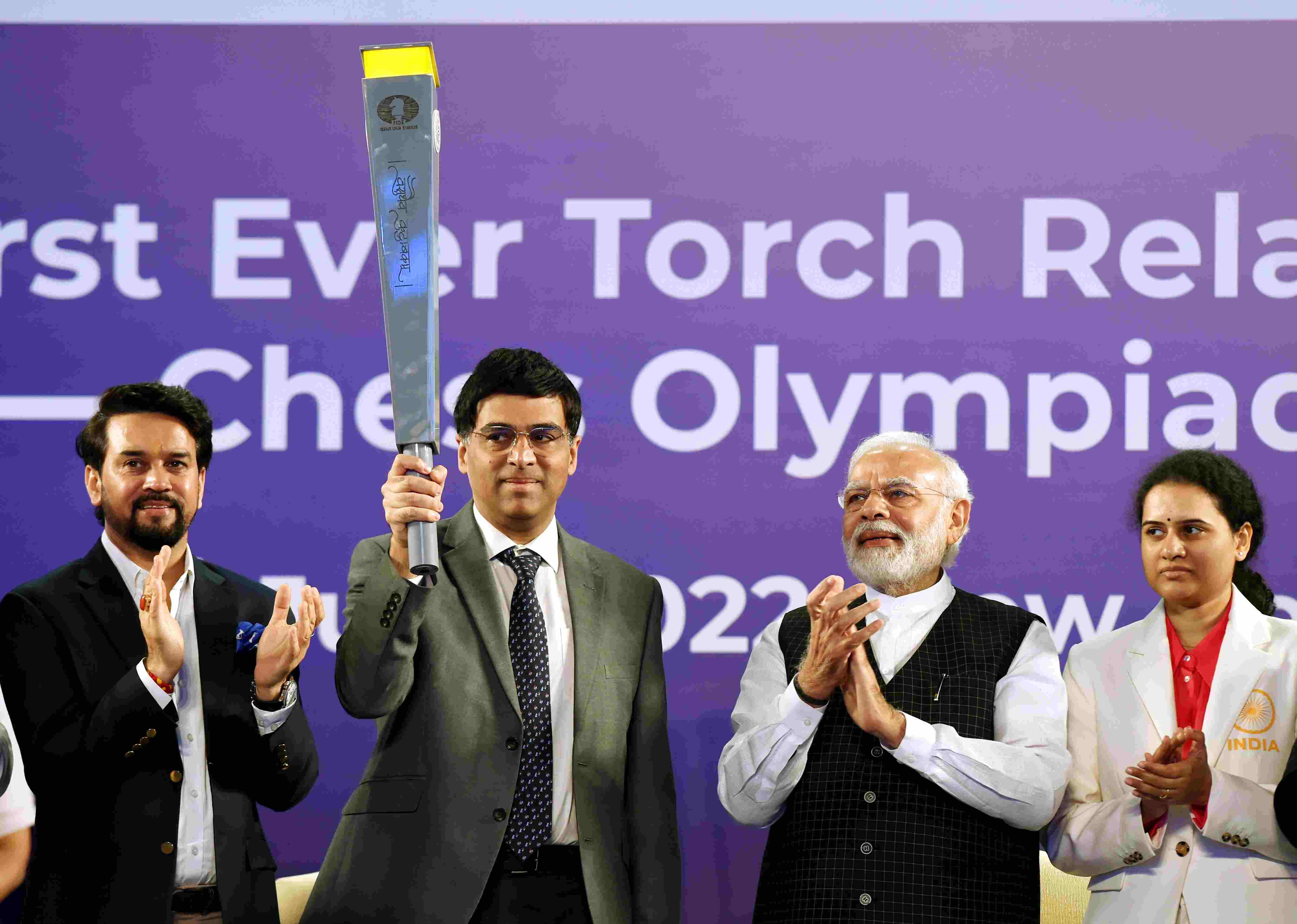 Chess Olympiad Relay Torch has arrived at the Venue! – FIDE Chess