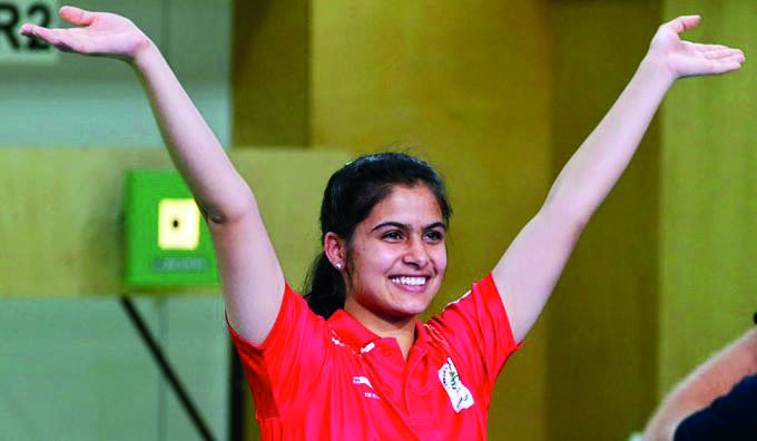 Manu Bhaker, Shiva Narwal win mixed team pistol title Manu Bhaker, Shiva Narwal win mixed team pistol title