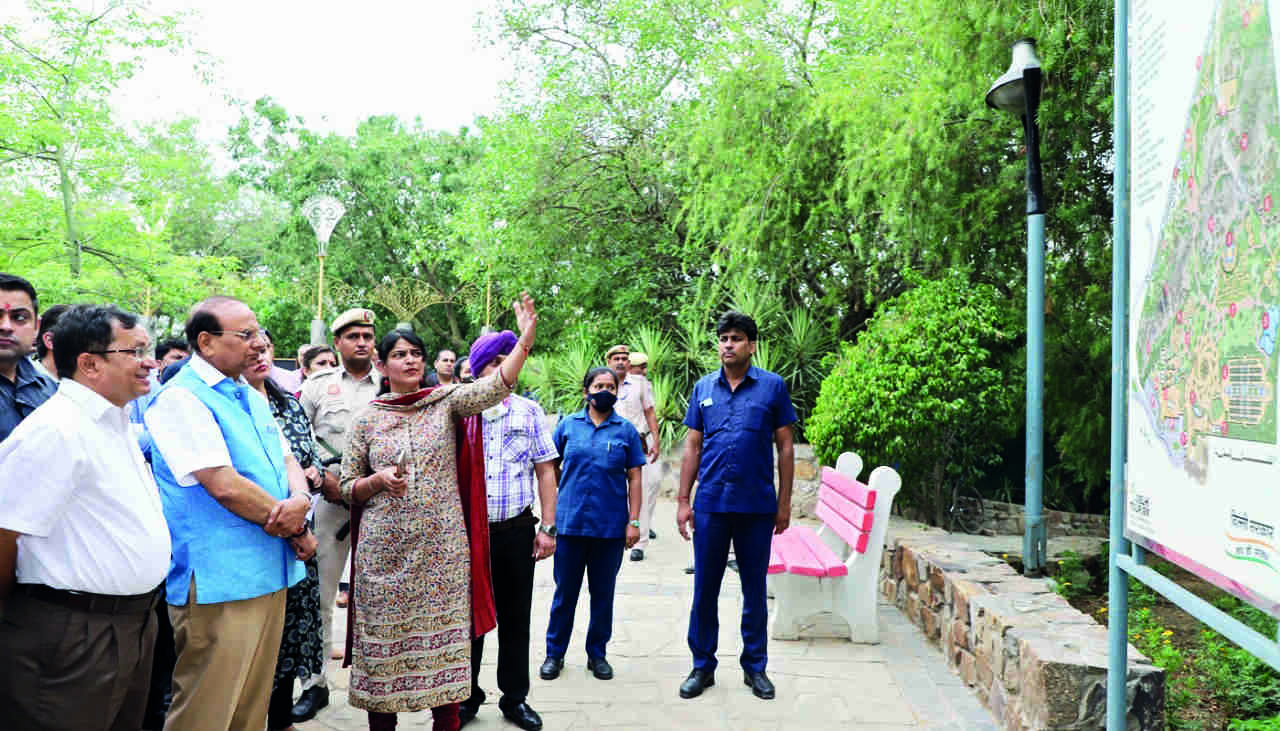 Redevelop Garden of Five Senses in 6 months: L-G to officials Redevelop Garden of Five Senses in 6 months: L-G to officials