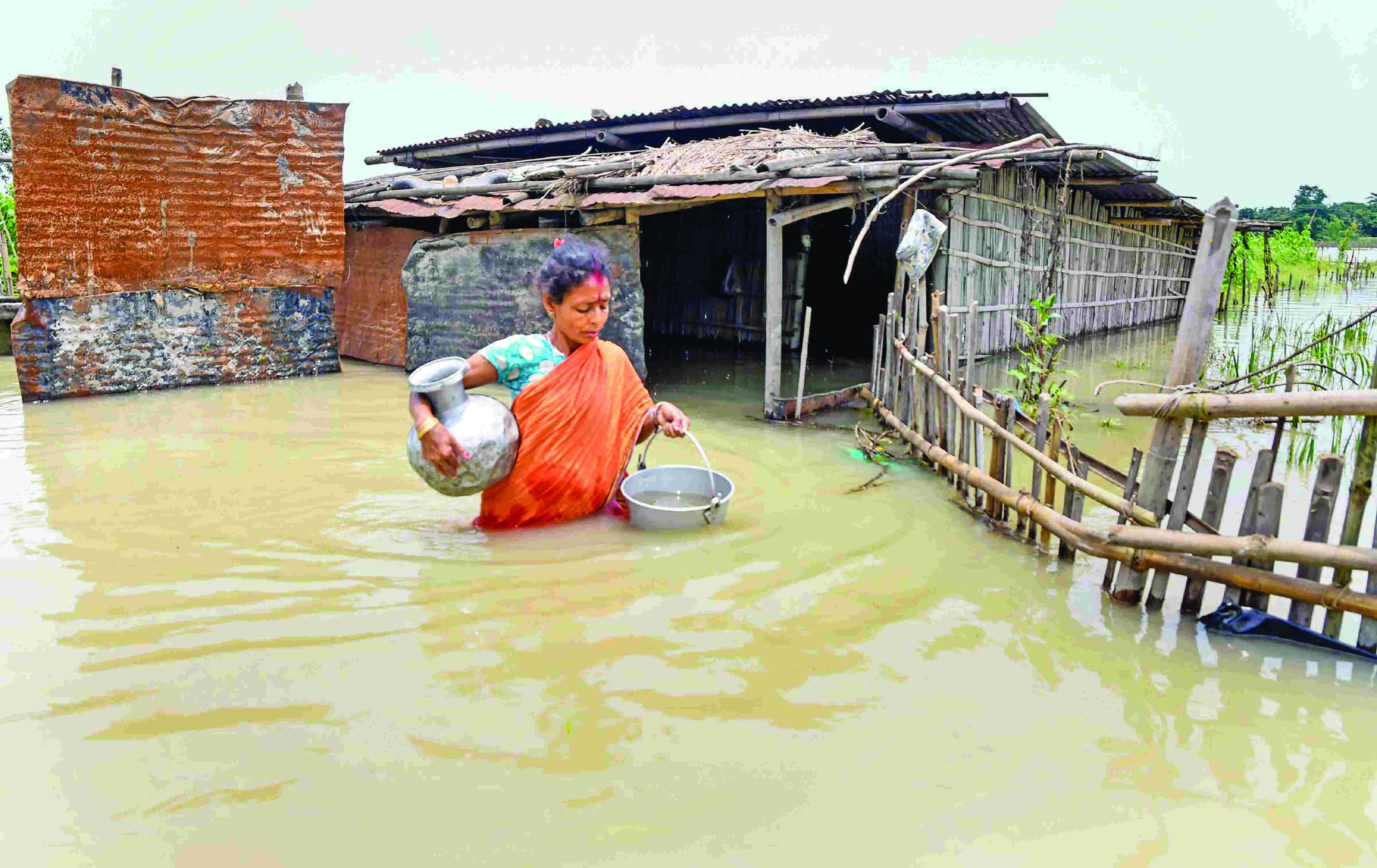 Assam floods: Toll rises to 71 as 9 more die; 42L people hit Assam floods: Toll rises to 71 as 9 more die; 42L people hit