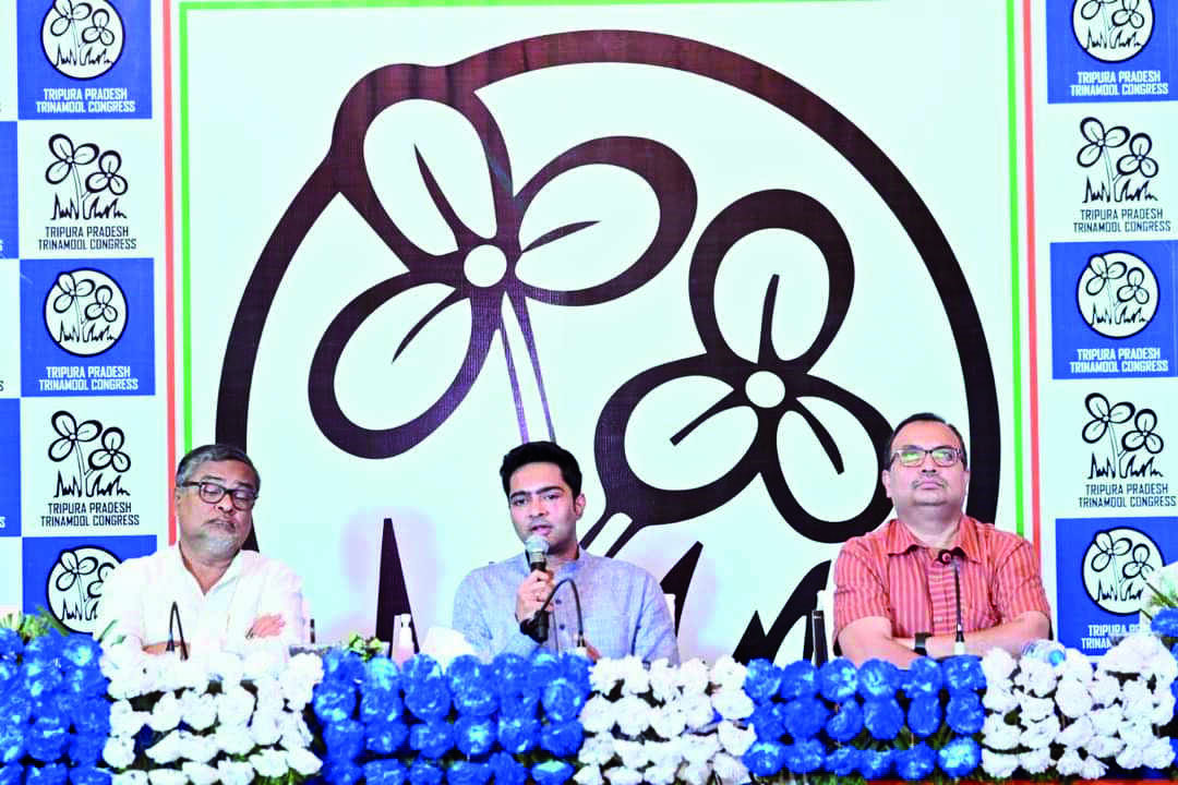 Tripura bypolls: Abhishek urges electors to prevent split in anti-BJP votes Tripura bypolls: Abhishek urges electors to prevent split in anti-BJP votes