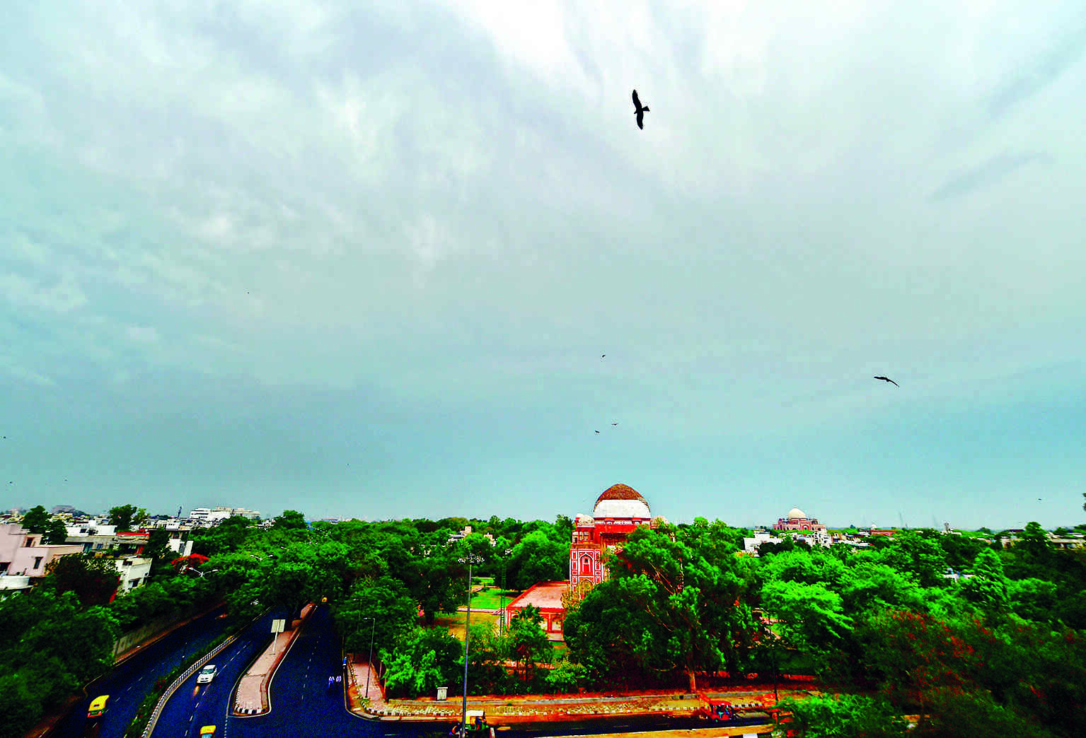 City receives light rains, max temp rises marginally City receives light rains, max temp rises marginally