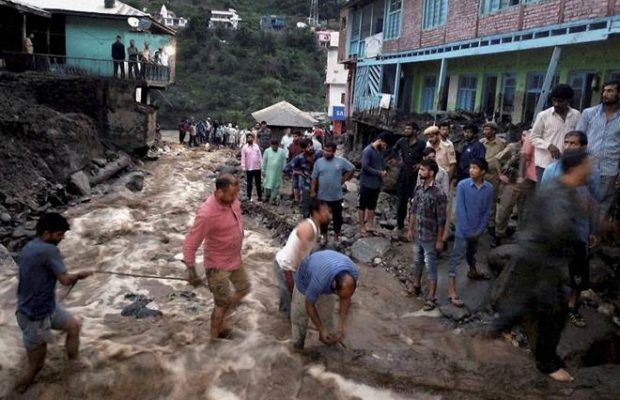 Section of Jammu-Srinagar NH washed away after heavy rains trigger flash floods Section of Jammu-Srinagar NH washed away after heavy rains trigger flash floods
