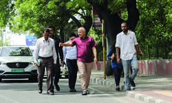 Deputy CM Sisodia conducts surprise   road inspection for 3rd consecutive day