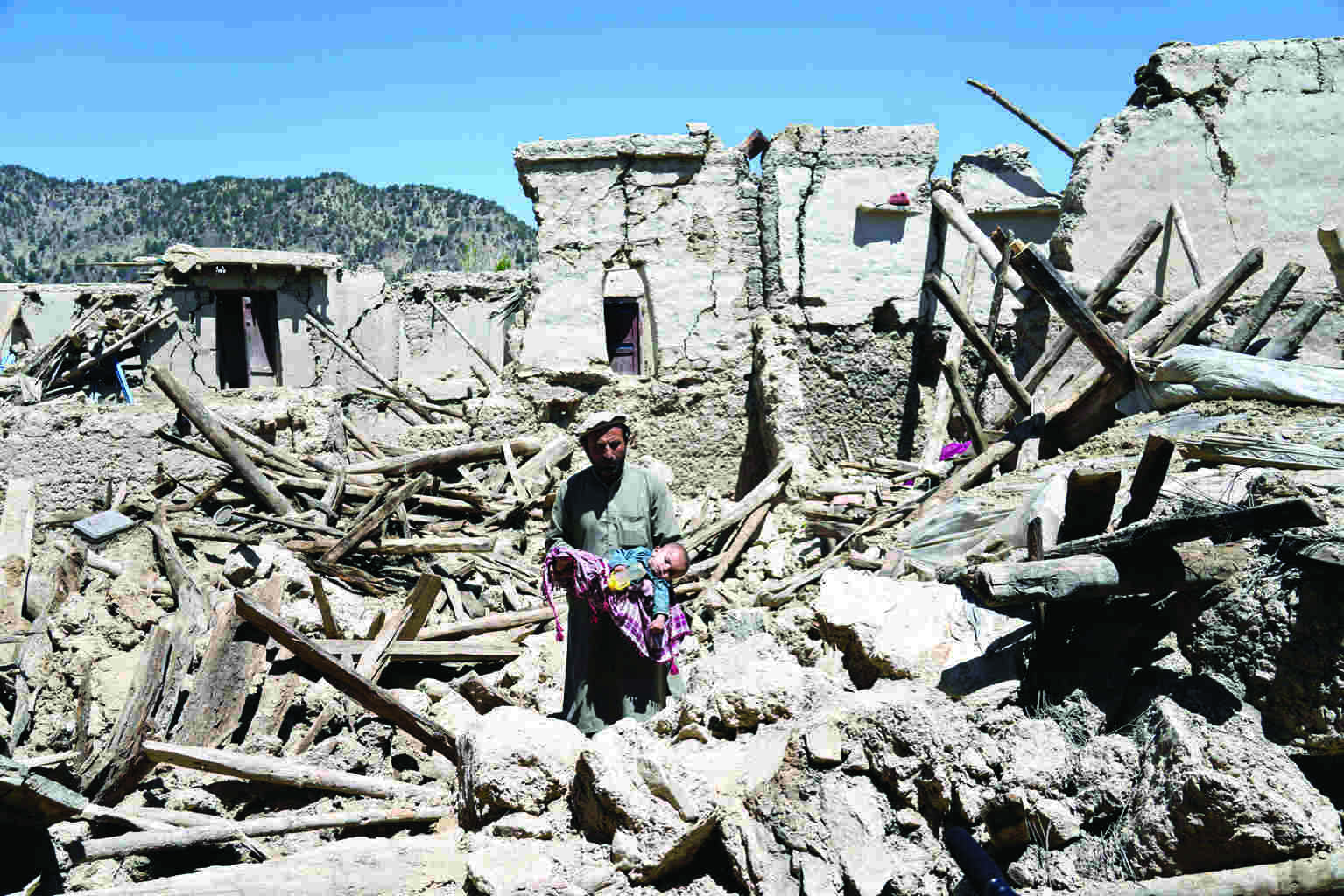 Destruction everywhere, help scarce