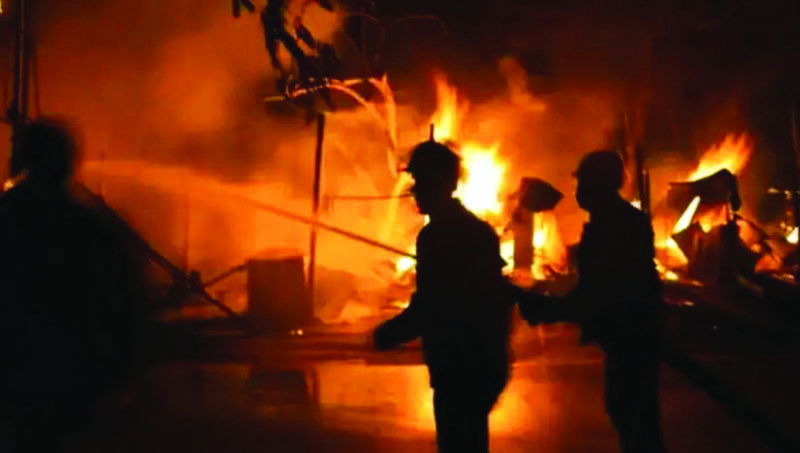 DFS deploys robot   to douse blaze in   Delhis Badli area