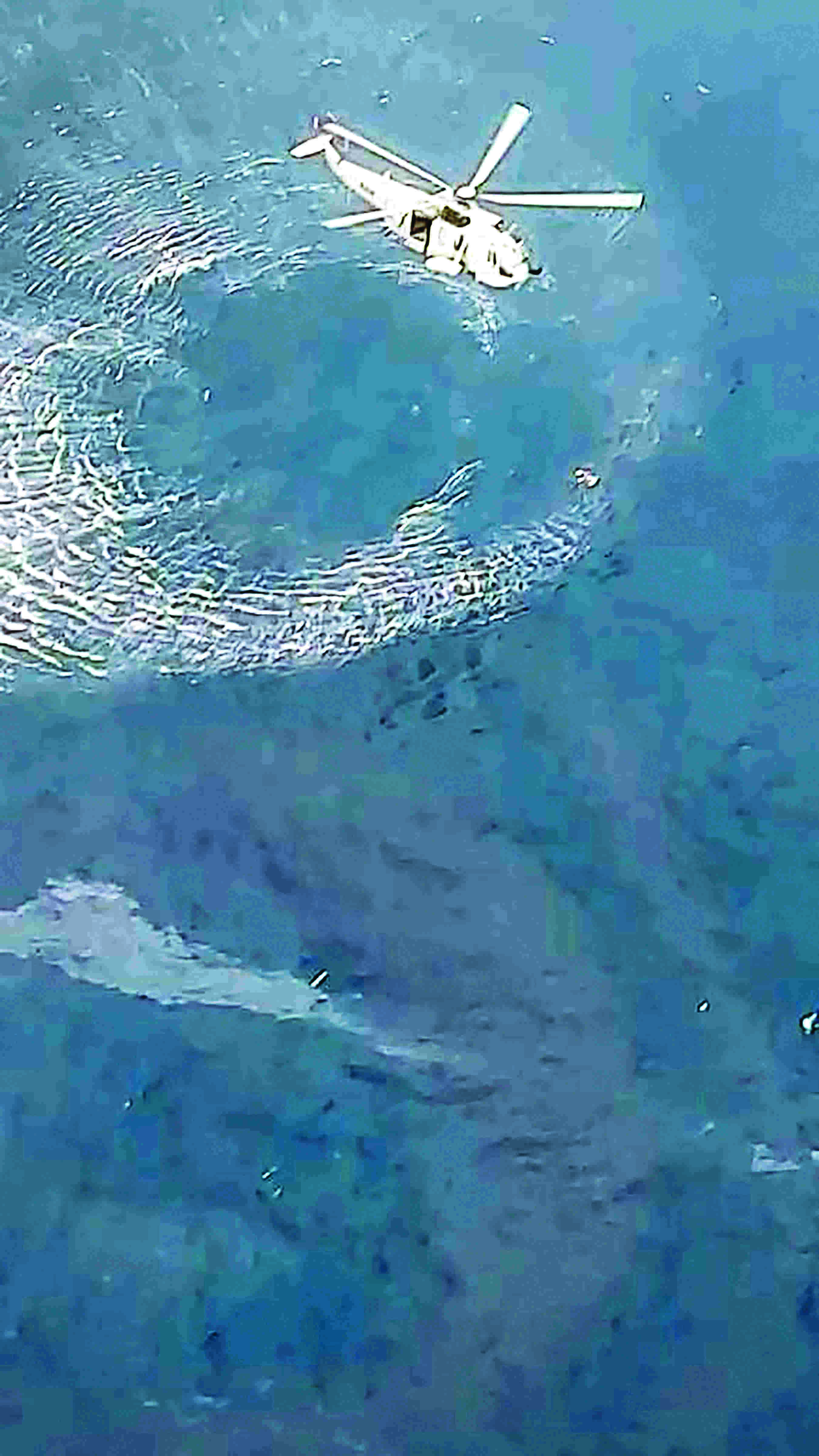 ONGC chopper crashes into Arabian Sea, four dead