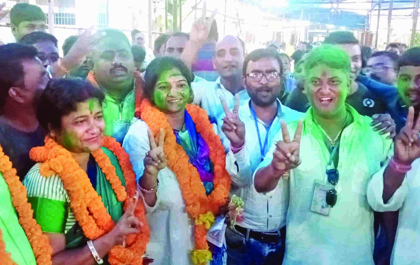 Green wave: TMC sweeps SMP polls Green wave: TMC sweeps SMP polls
