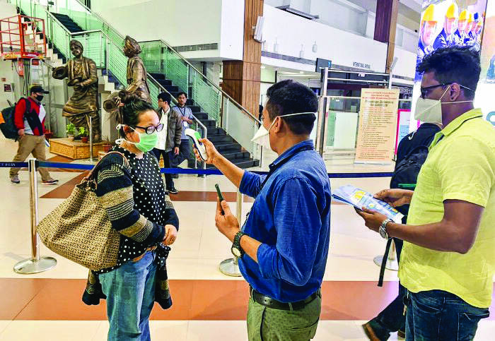 RT-PCR test of 2% passengers from each incoming flight must RT-PCR test of 2% passengers from each incoming flight must