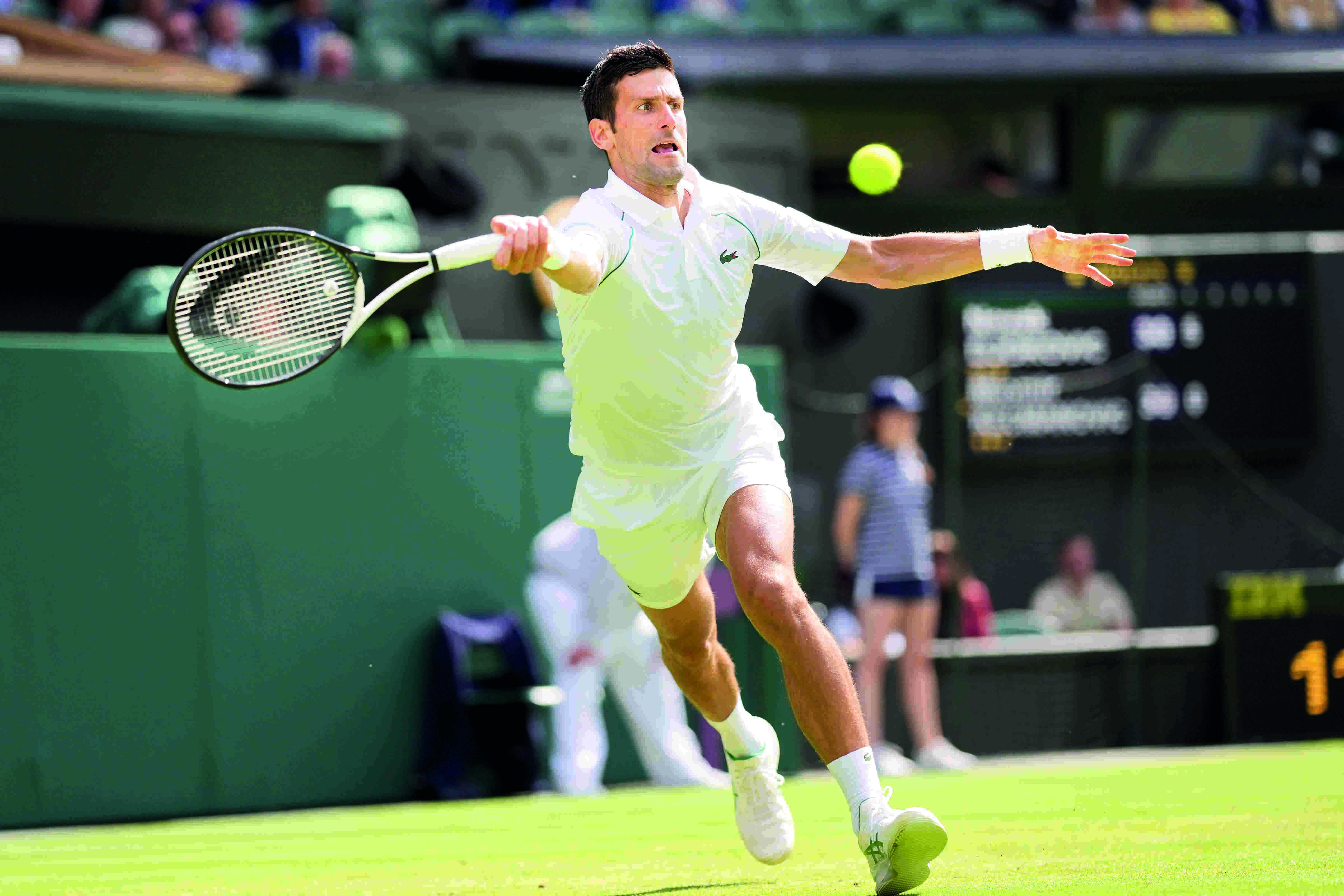 Djokovic on cruise control mode