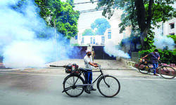 Construction firm fined Rs 1 lakh for mosquito breeding