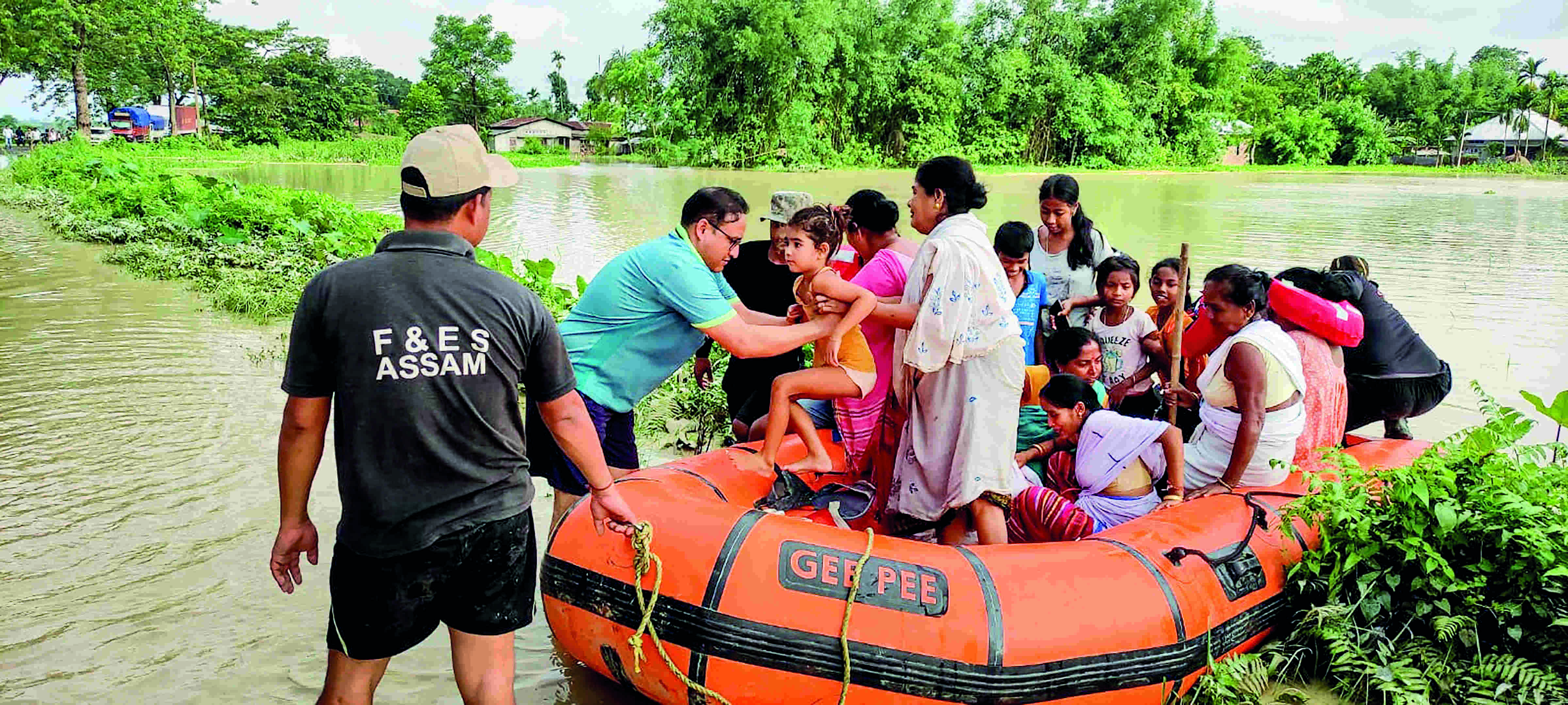 Flood situation in Assam improves Flood situation in Assam improves