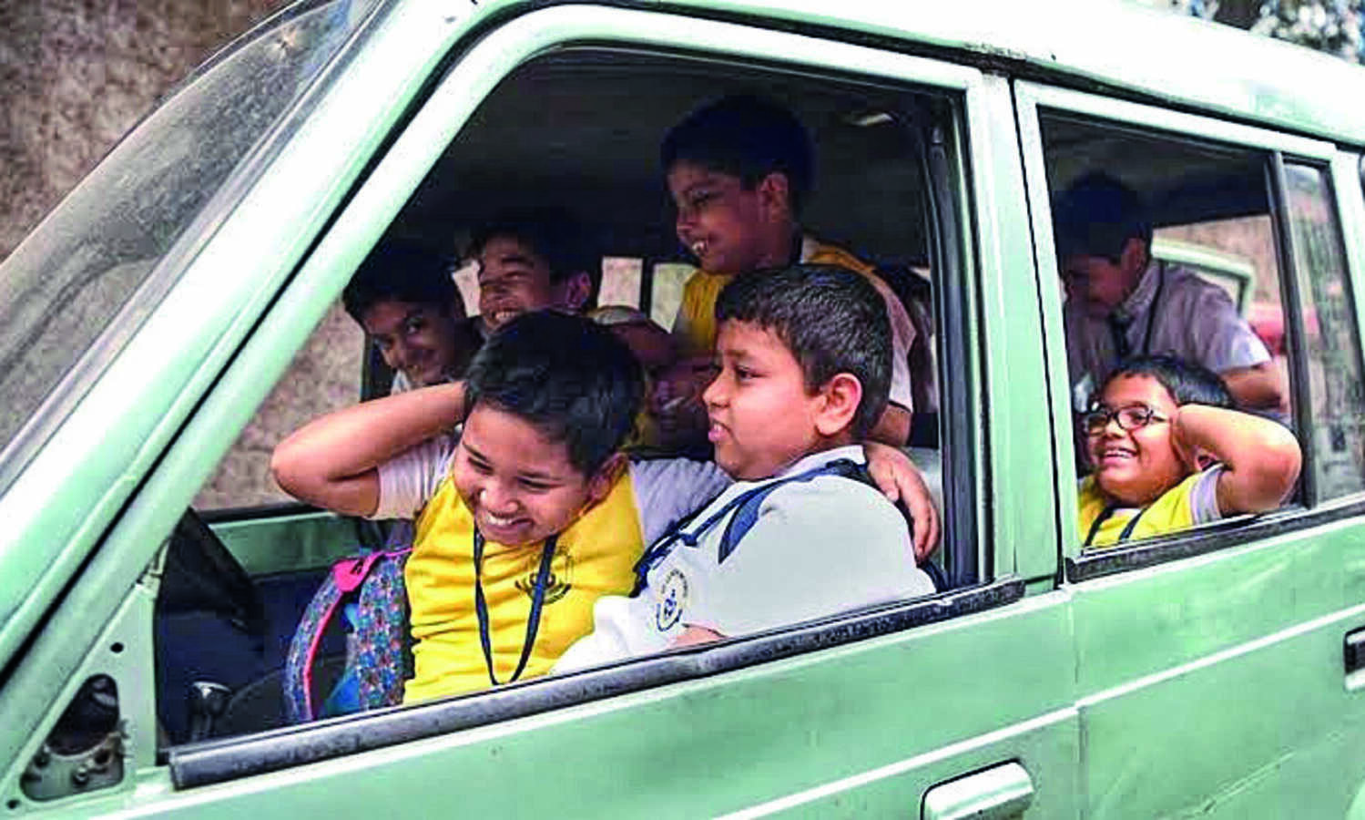 Come in pool cars: Cops put signages in front of schools