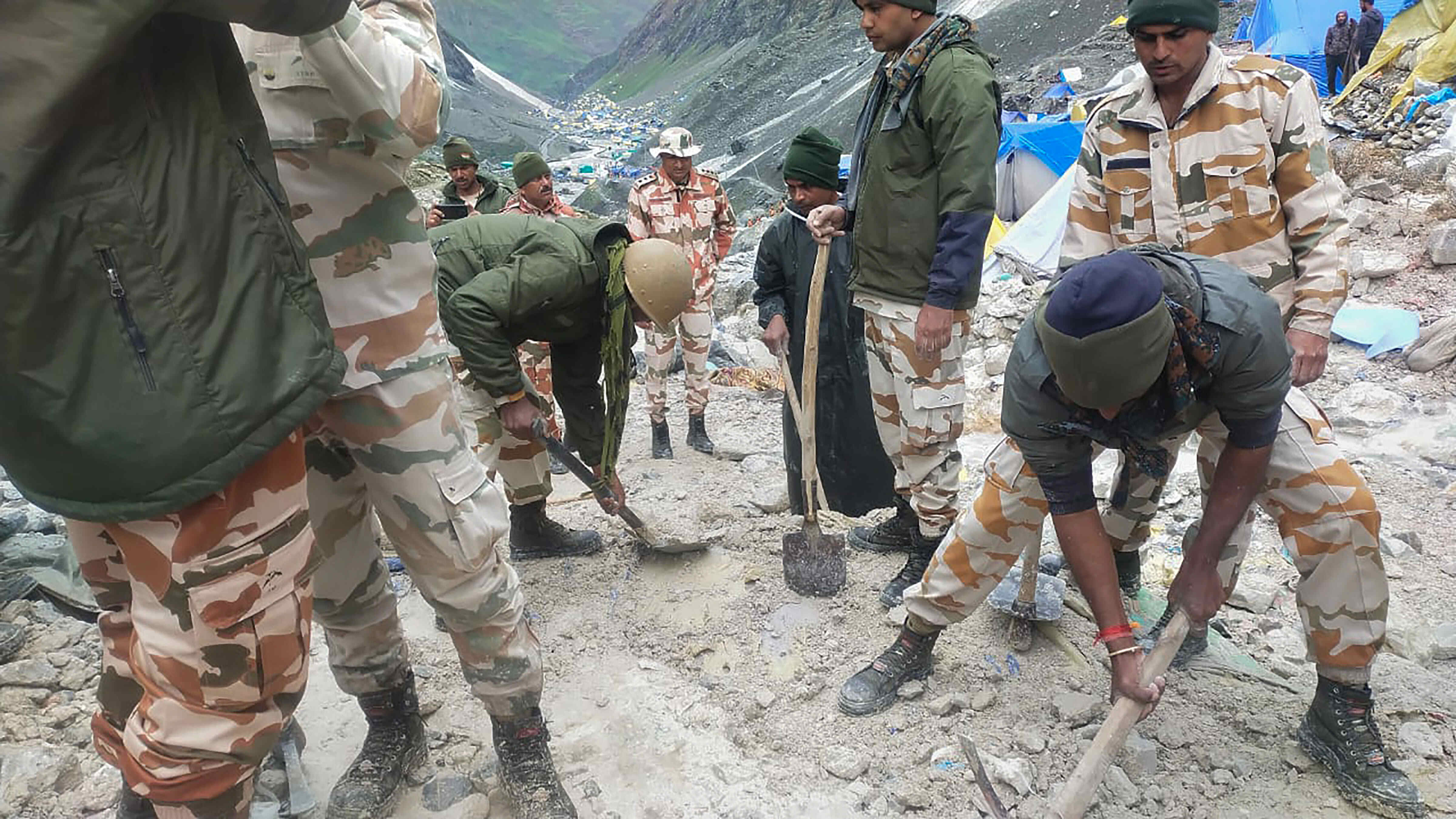 Five pilgrims from AP reported missing in Amarnath tragedy Five pilgrims from AP reported missing in Amarnath tragedy