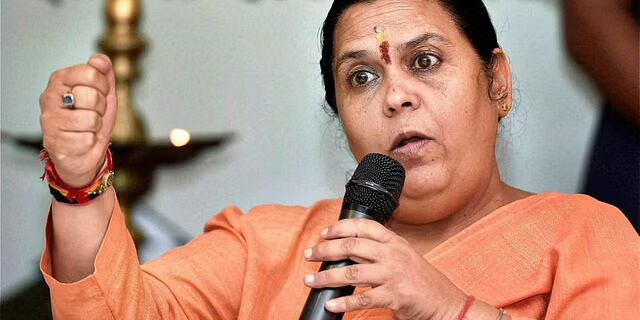 Bring uniform excise policy for BJP-ruled states: Bharti to Nadda; announces silent protest against liquor shops in MP Bring uniform excise policy for BJP-ruled states: Bharti to Nadda; announces silent protest against liquor shops in MP
