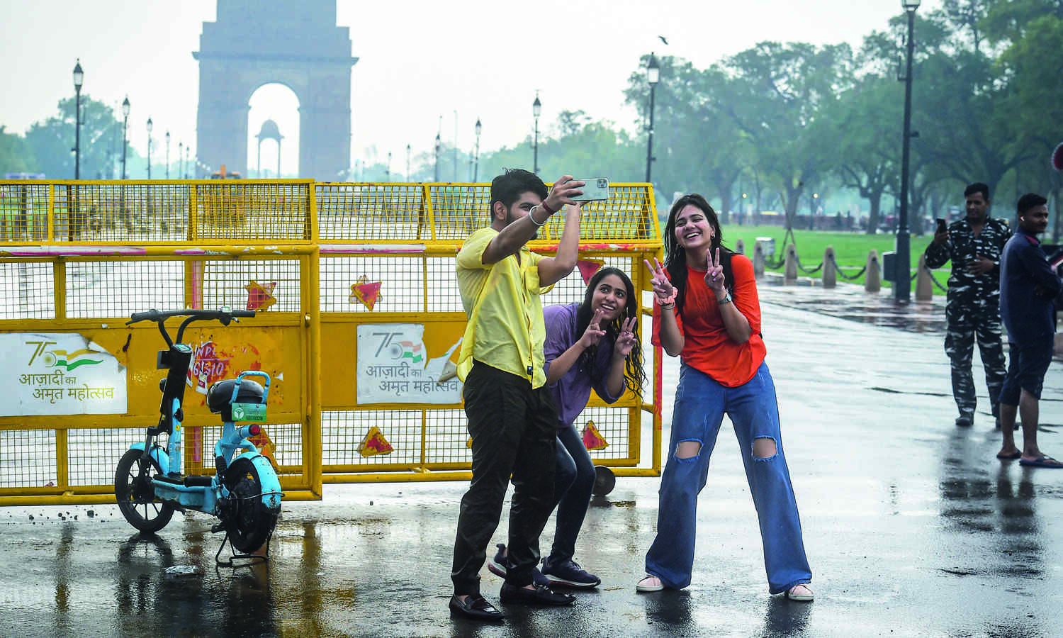 Rain brings relief from humidity