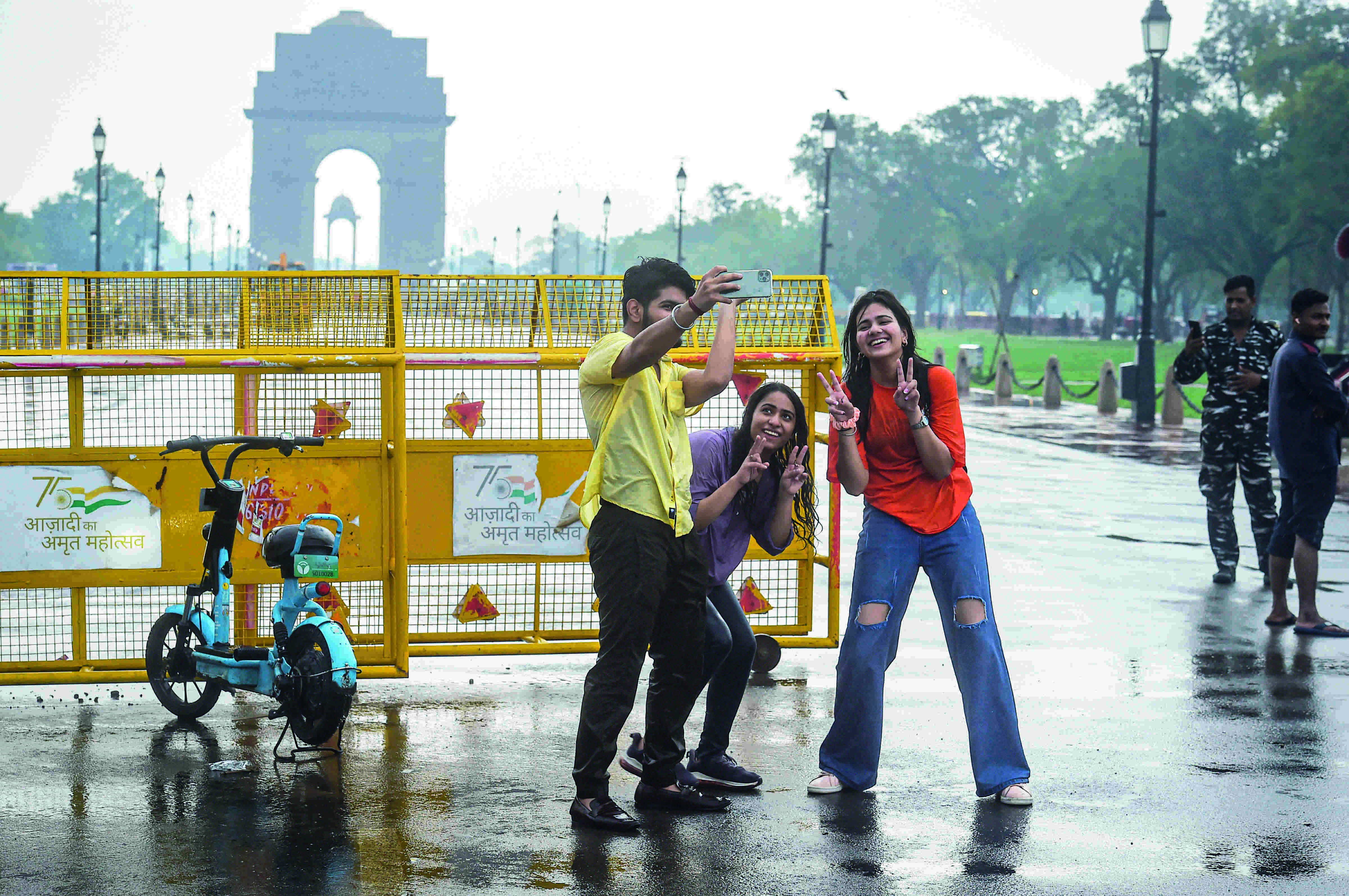 Rain brings relief from humidity