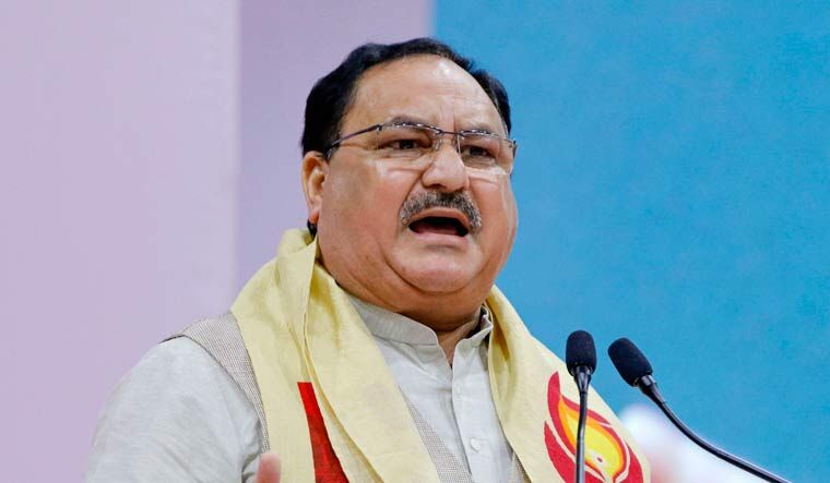 Farmers felicitate Nadda after BJP names kisan putra Dhankhar NDAs vice presidential candidate Farmers felicitate Nadda after BJP names kisan putra Dhankhar NDAs vice presidential candidate