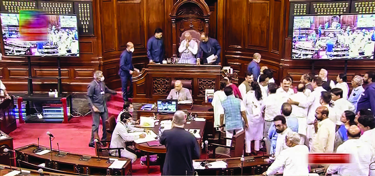 Amid protest by Oppn, both Houses adjourned