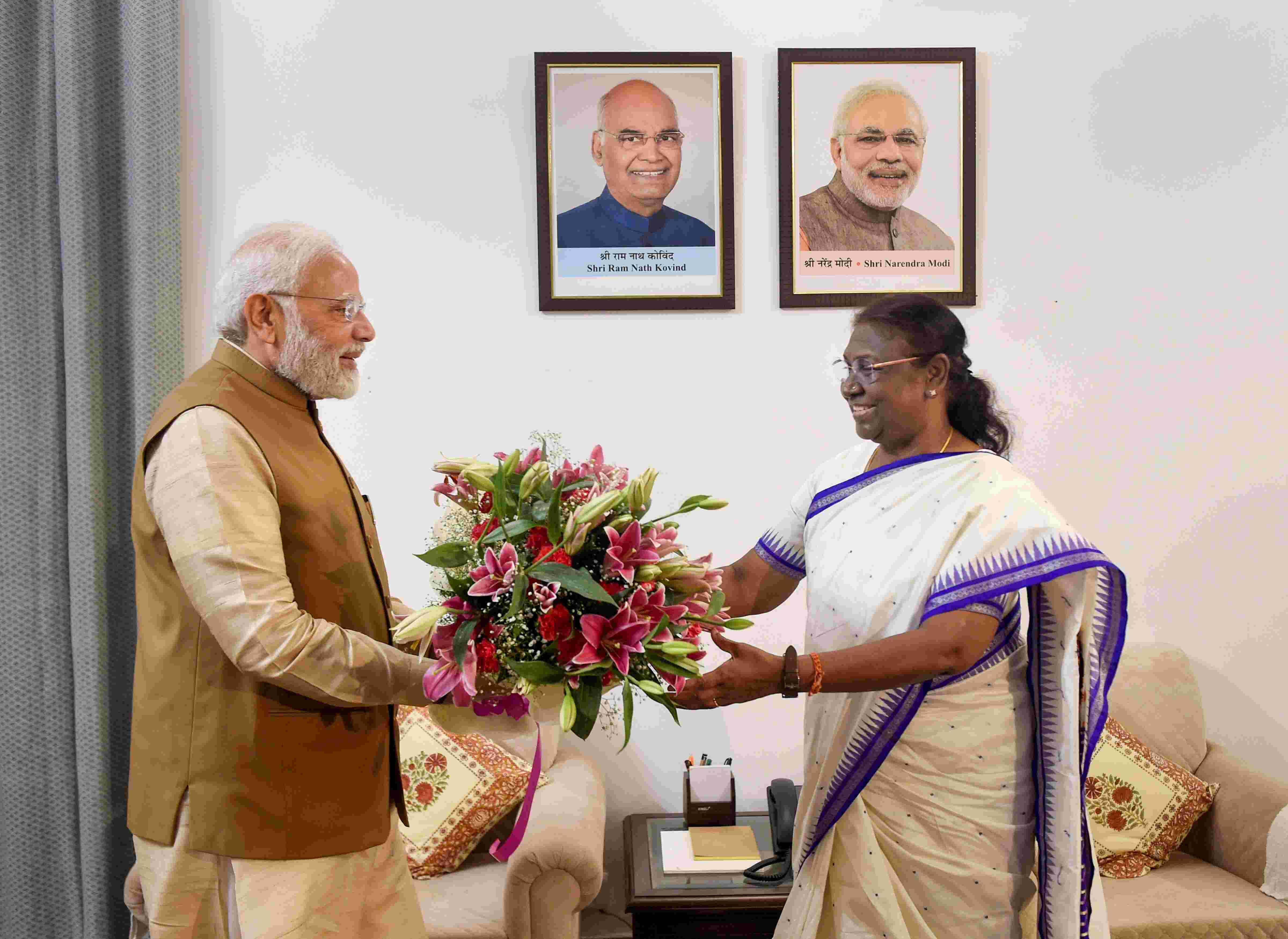 Murmu elected Indias first tribal Prez Murmu elected Indias first tribal Prez