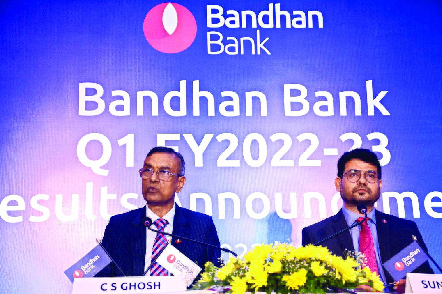Bandhan Bank Q1 profit up 138% to `886.5 crore