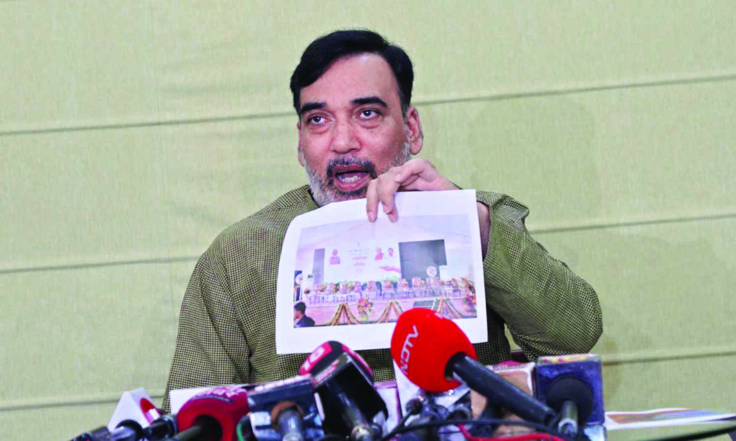 Centre hijacked AAP governments plantation event, alleges Gopal Rai