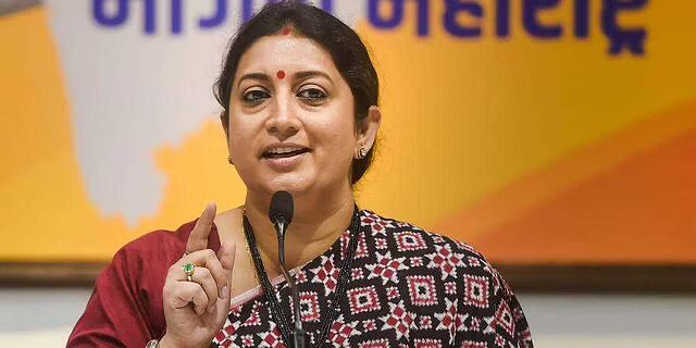 Irani sends legal notice to Congress leaders Irani sends legal notice to Congress leaders
