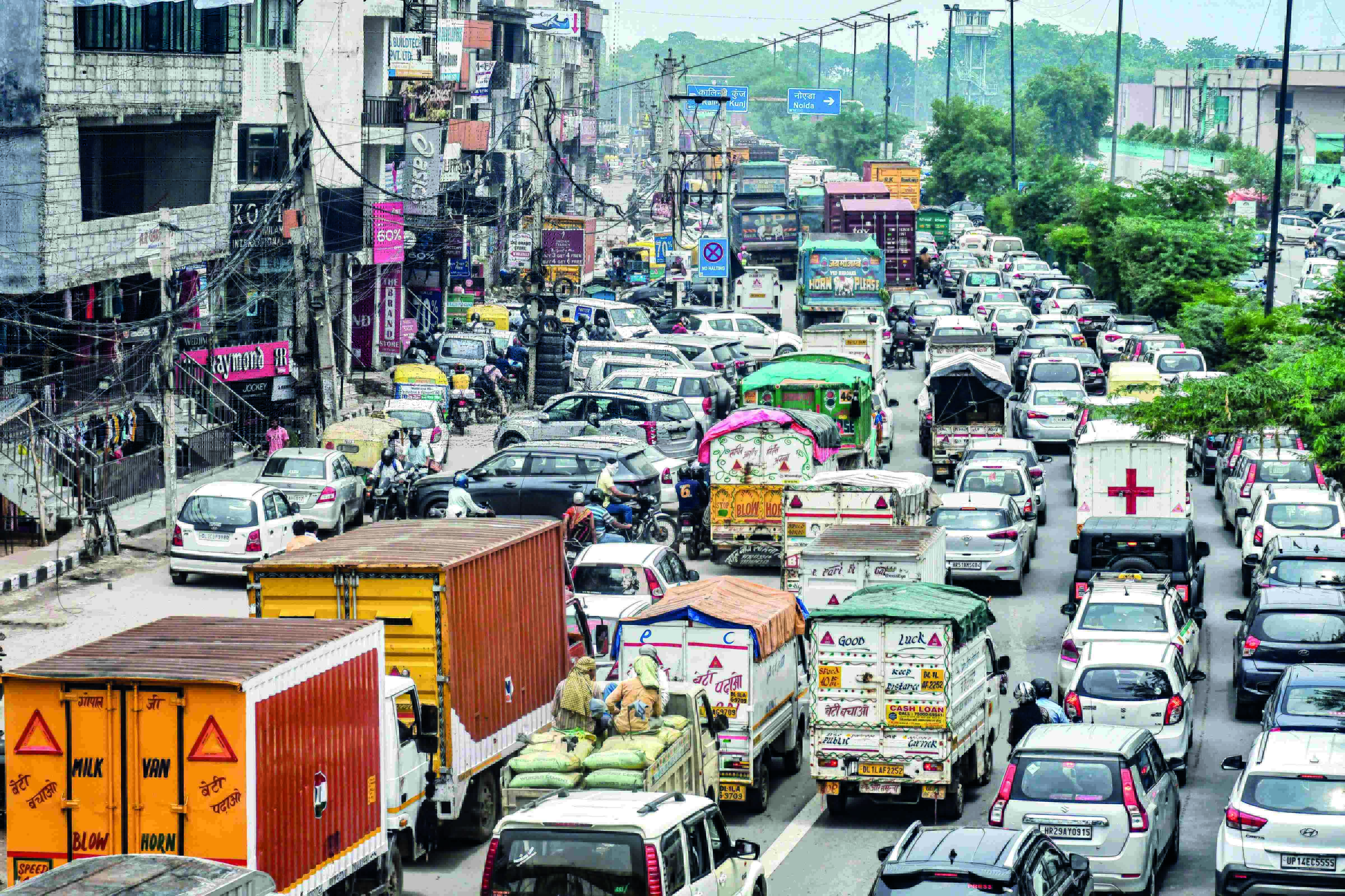 Traffic snarls likely in Delhi today Traffic snarls likely in Delhi today