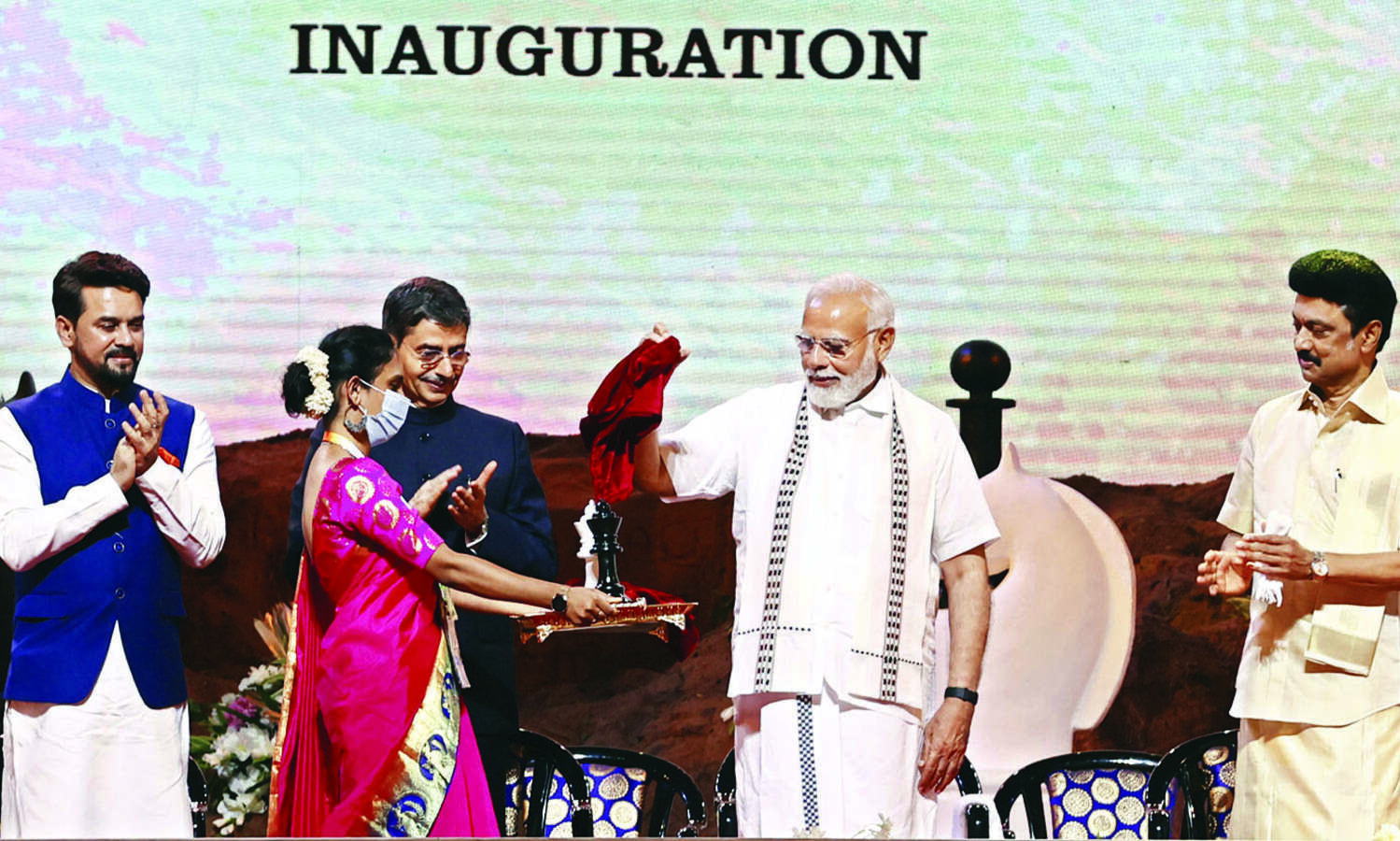 PM Modi declares open 44th Chess Olympiad