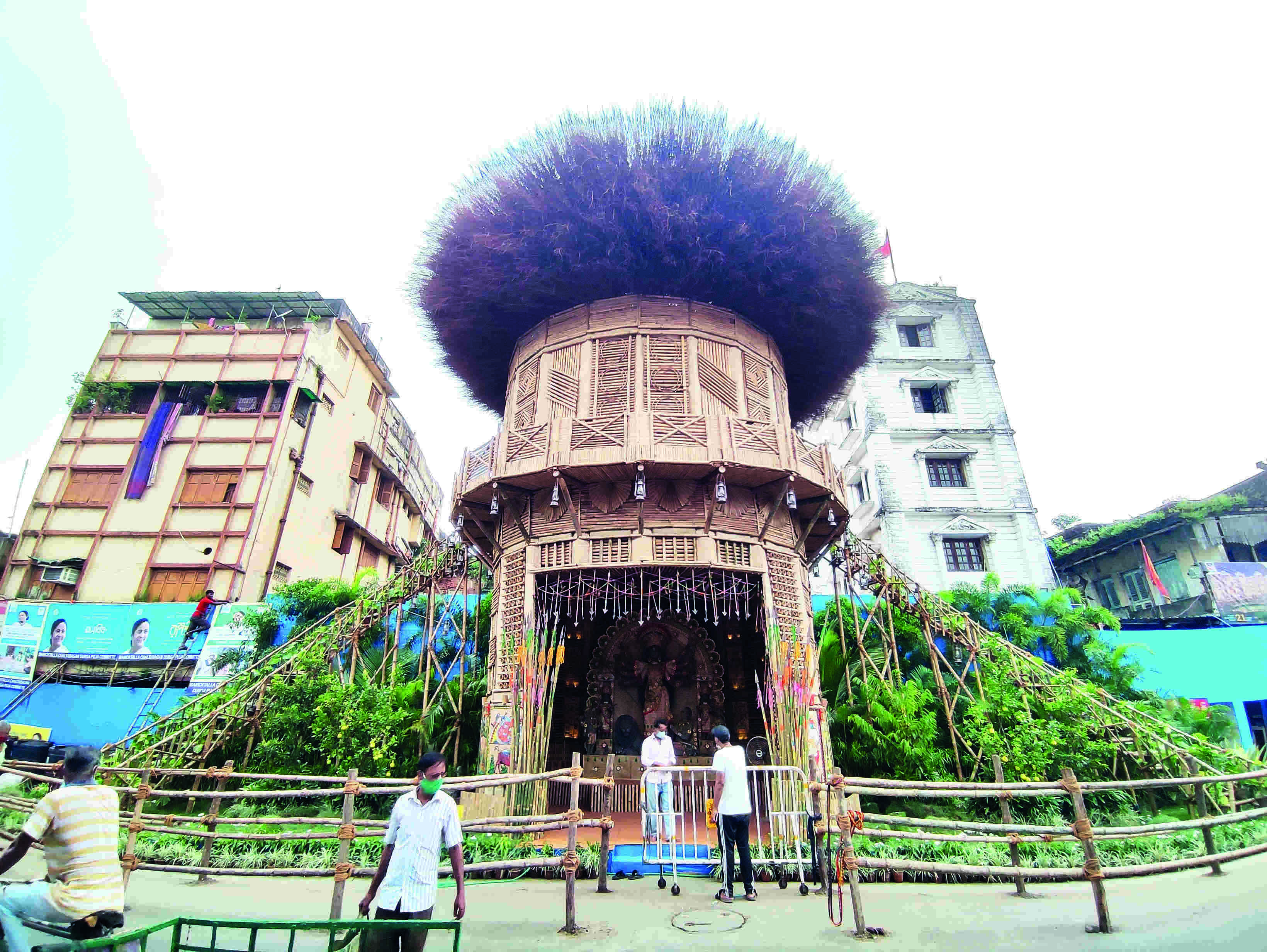 Committees plan grand themes for Durga Puja pandals Committees plan grand themes for Durga Puja pandals