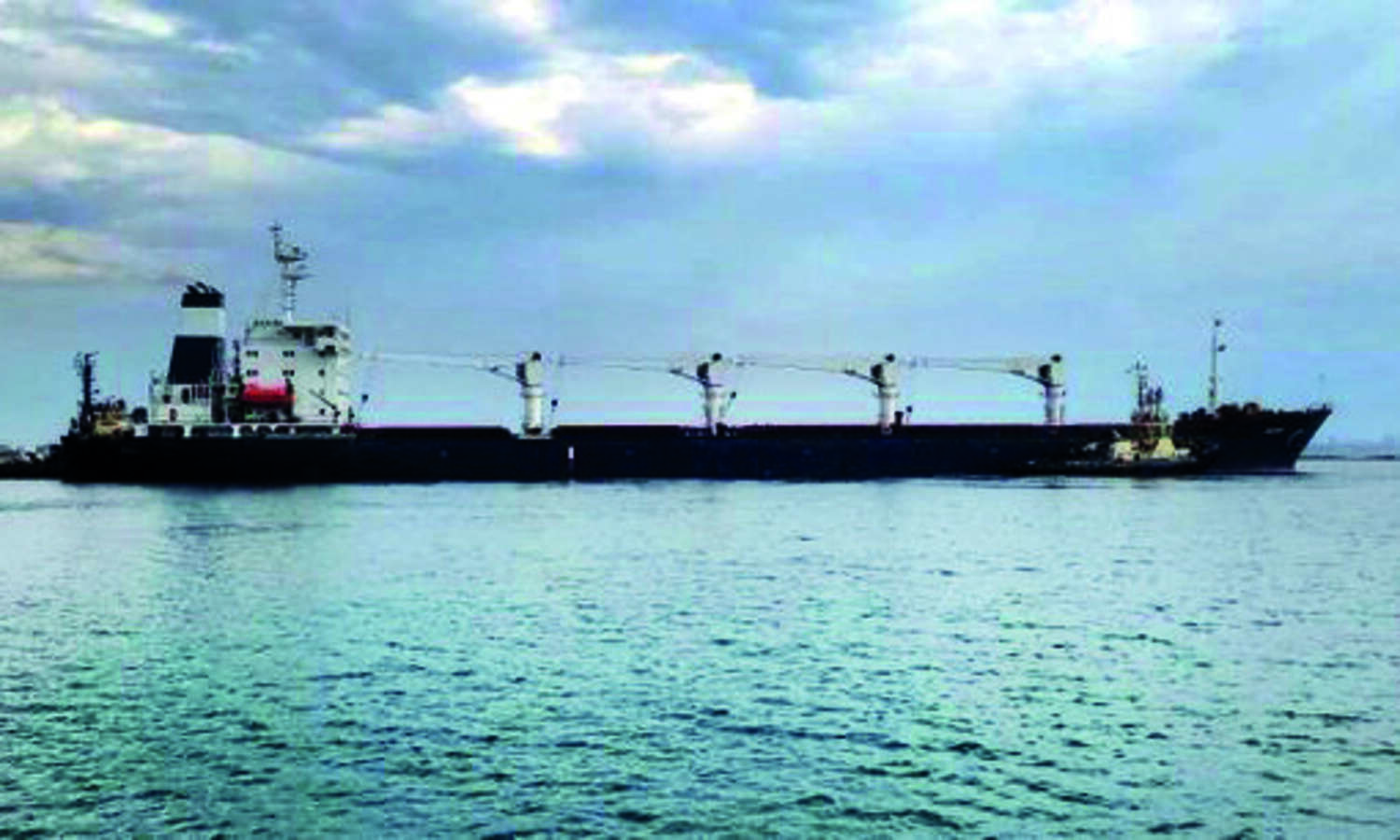 First ship carrying Ukrainian grain leaves the port of Odesa